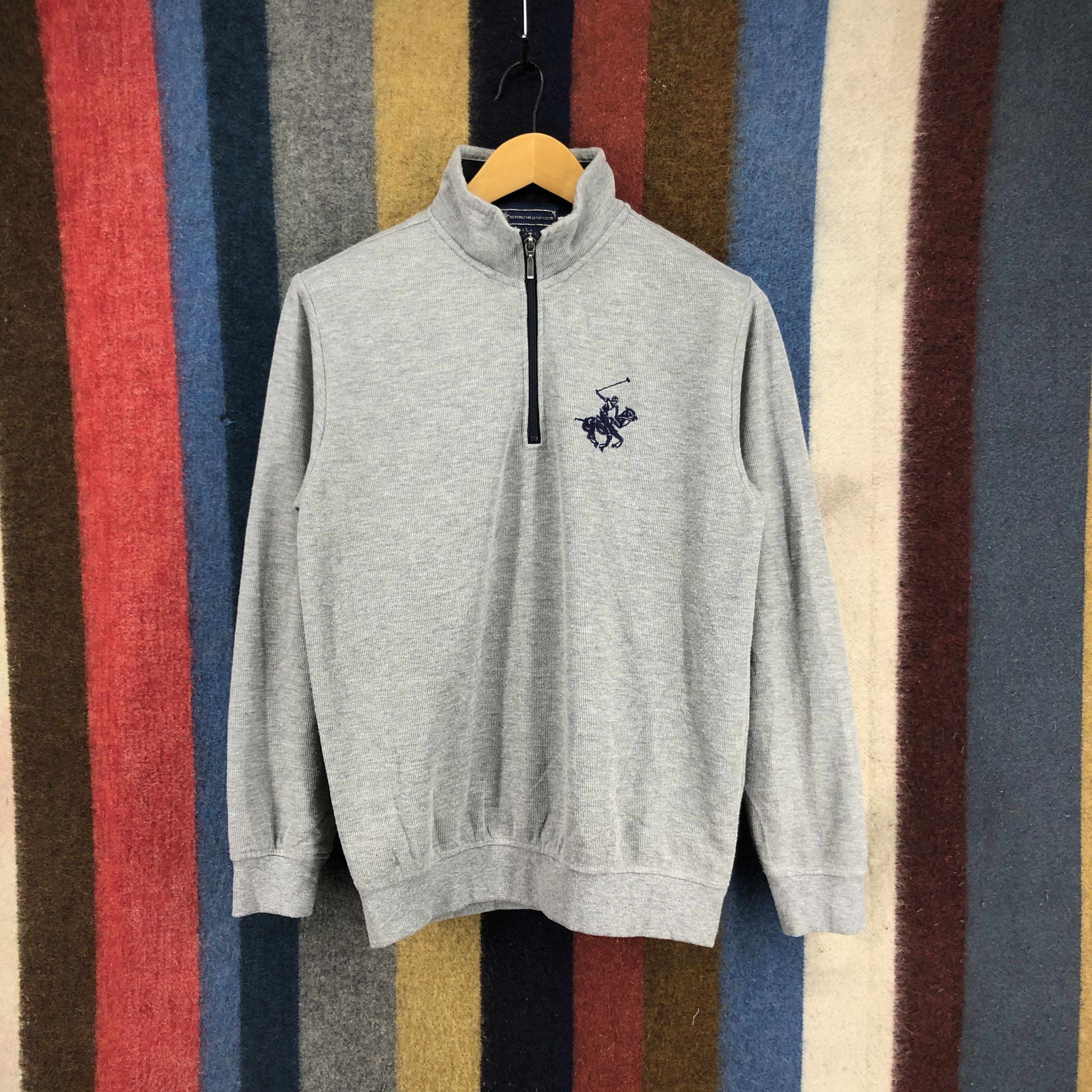 Beverly Hills Polo Club BHPC Turtle Neck Sweatshirt #2765-100 Size US M / EU 48-50 / 2 - 1 Thumbnail