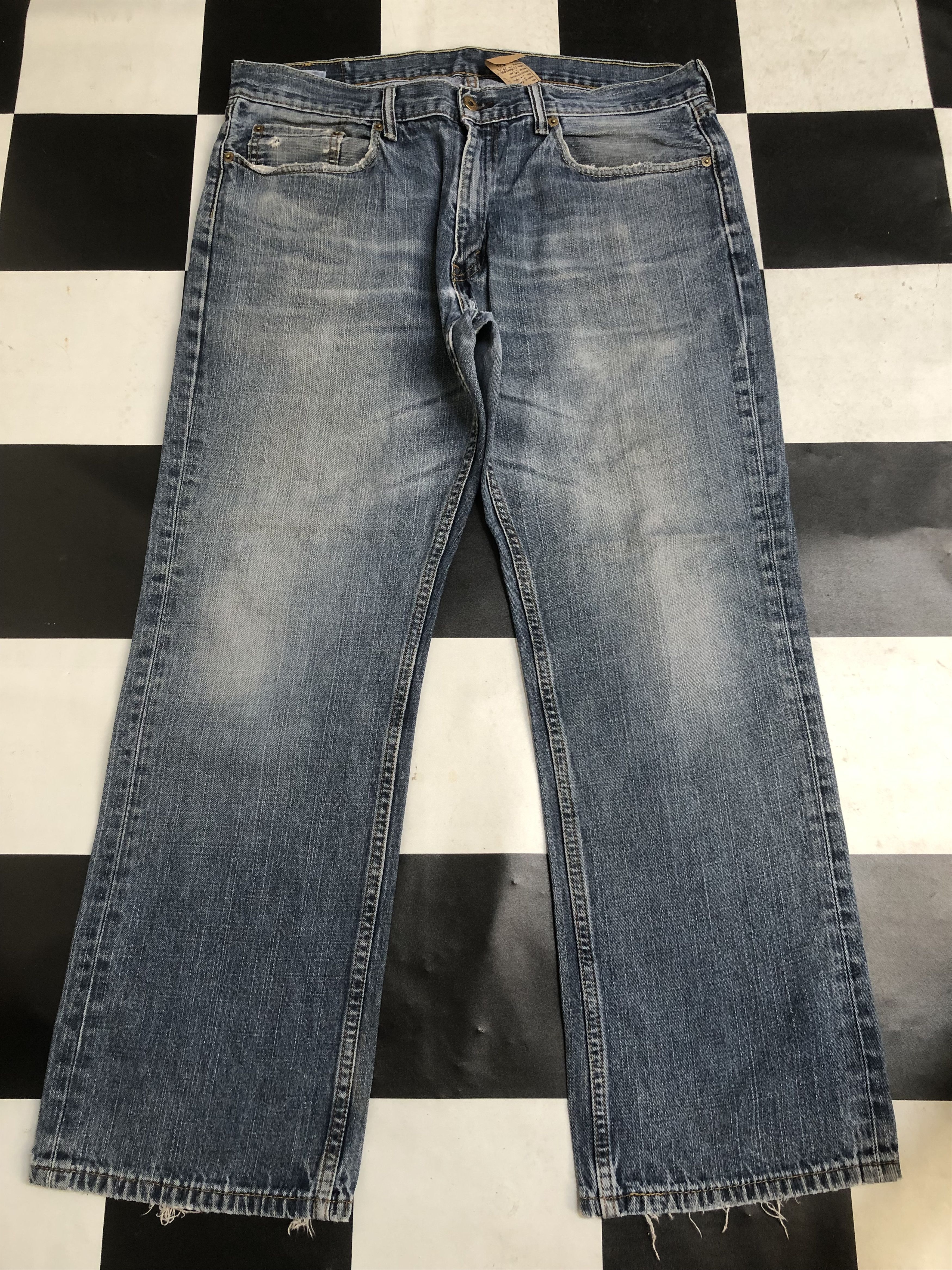 image of Distressed Denim x Levis Vintage Levis 569 Faded Denim Jean L489 in Faded Blue, Men's (Size 36)