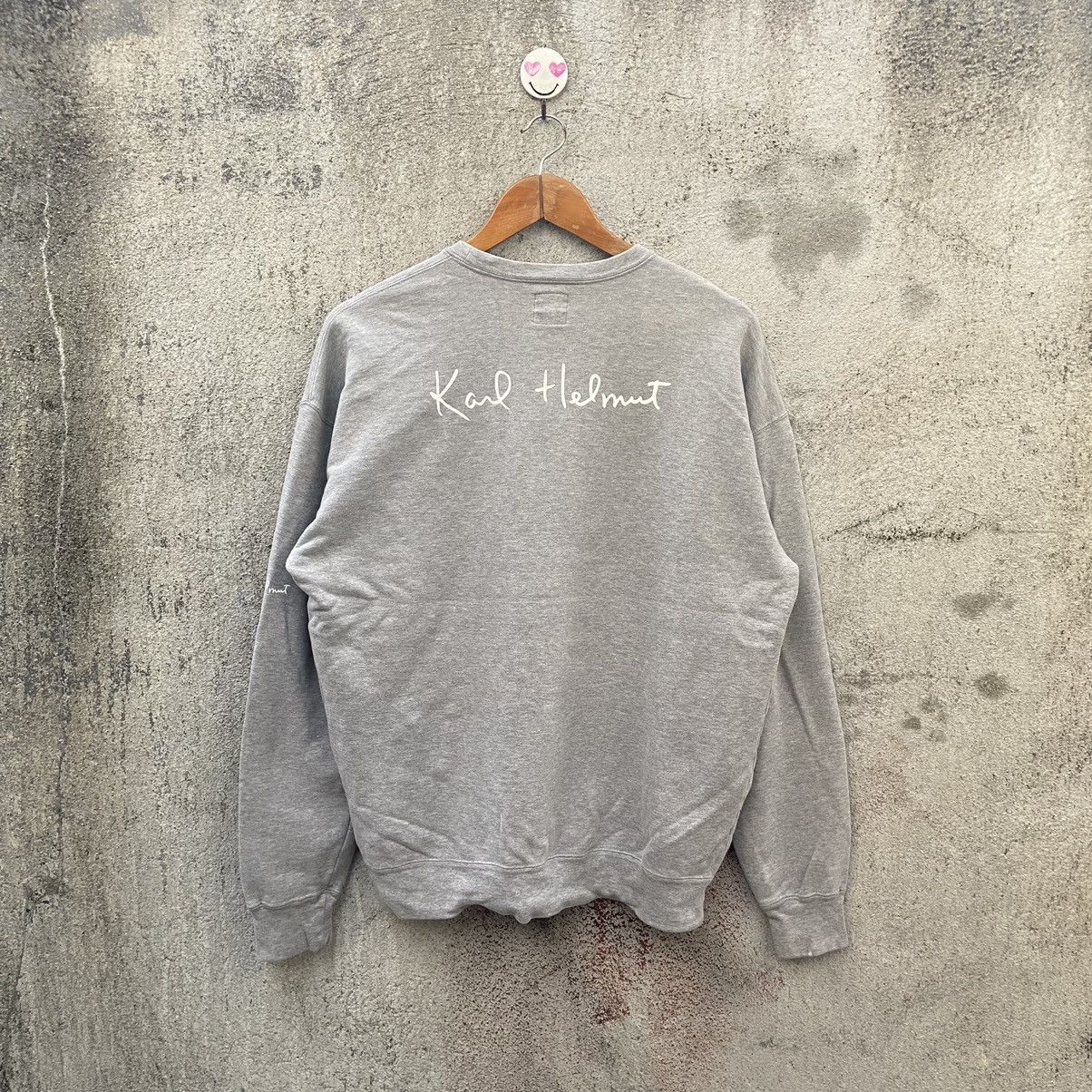 Karl Helmut Vintage 90s Karl Helmut Sweatshirt pullover Size US L / EU 52-54 / 3 - 1 Thumbnail