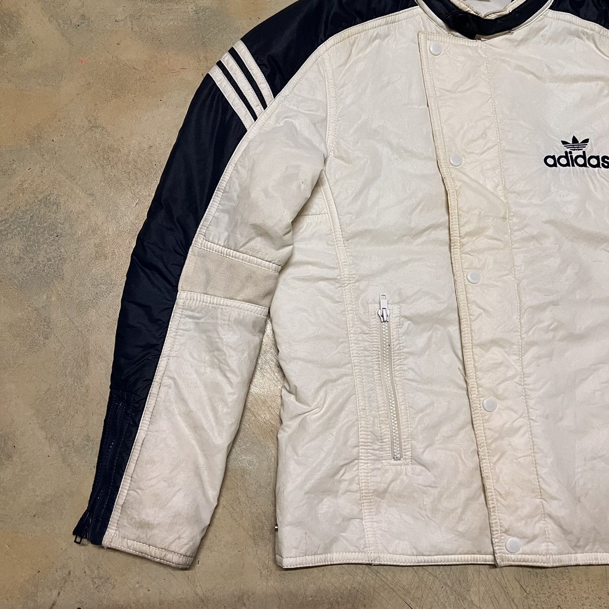 Adidas Vintage Adidas Trefoil Jacket Distressed Size US M / EU 48-50 / 2 - 2 Thumbnail