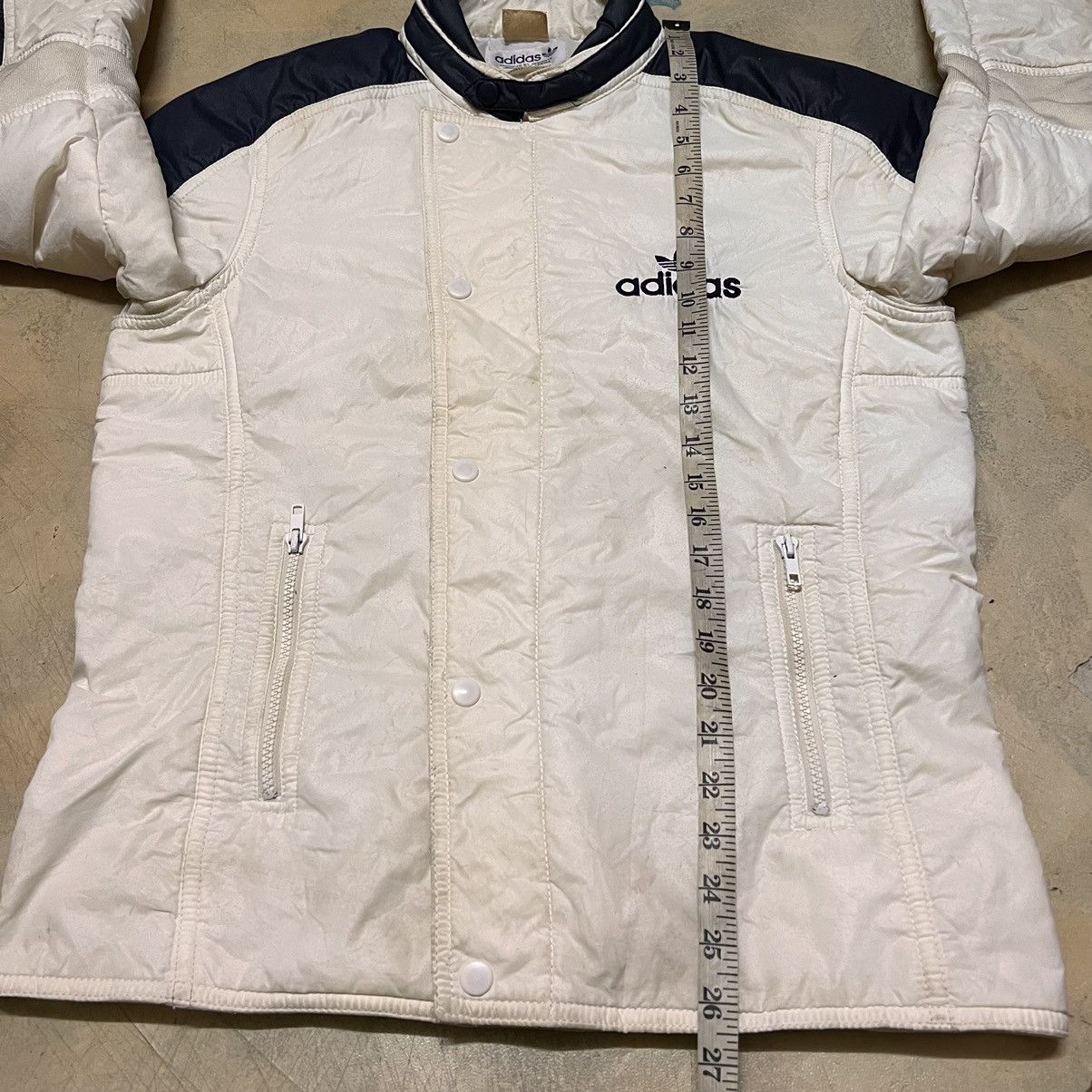 Adidas Vintage Adidas Trefoil Jacket Distressed Size US M / EU 48-50 / 2 - 20 Thumbnail