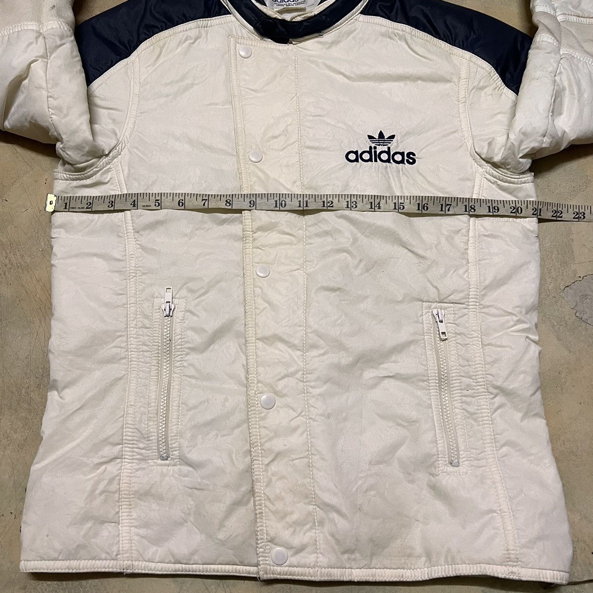 Adidas Vintage Adidas Trefoil Jacket Distressed Size US M / EU 48-50 / 2 - 18 Thumbnail
