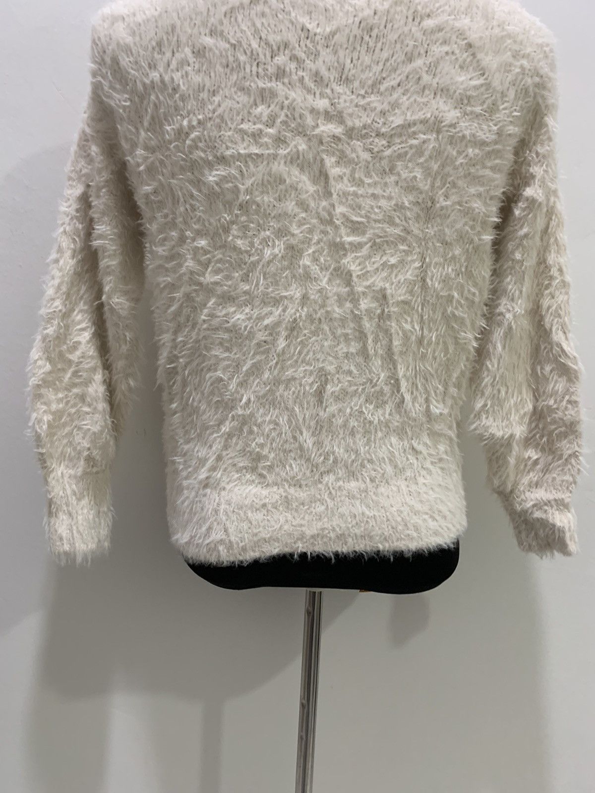 Aran Isles Knitwear × Japanese Brand GU Soft Fur Fluffy Shag Shaggy Mohair Knit Pullover Sweater Size M / US 6-8 / IT 42-44 - 12 Thumbnail