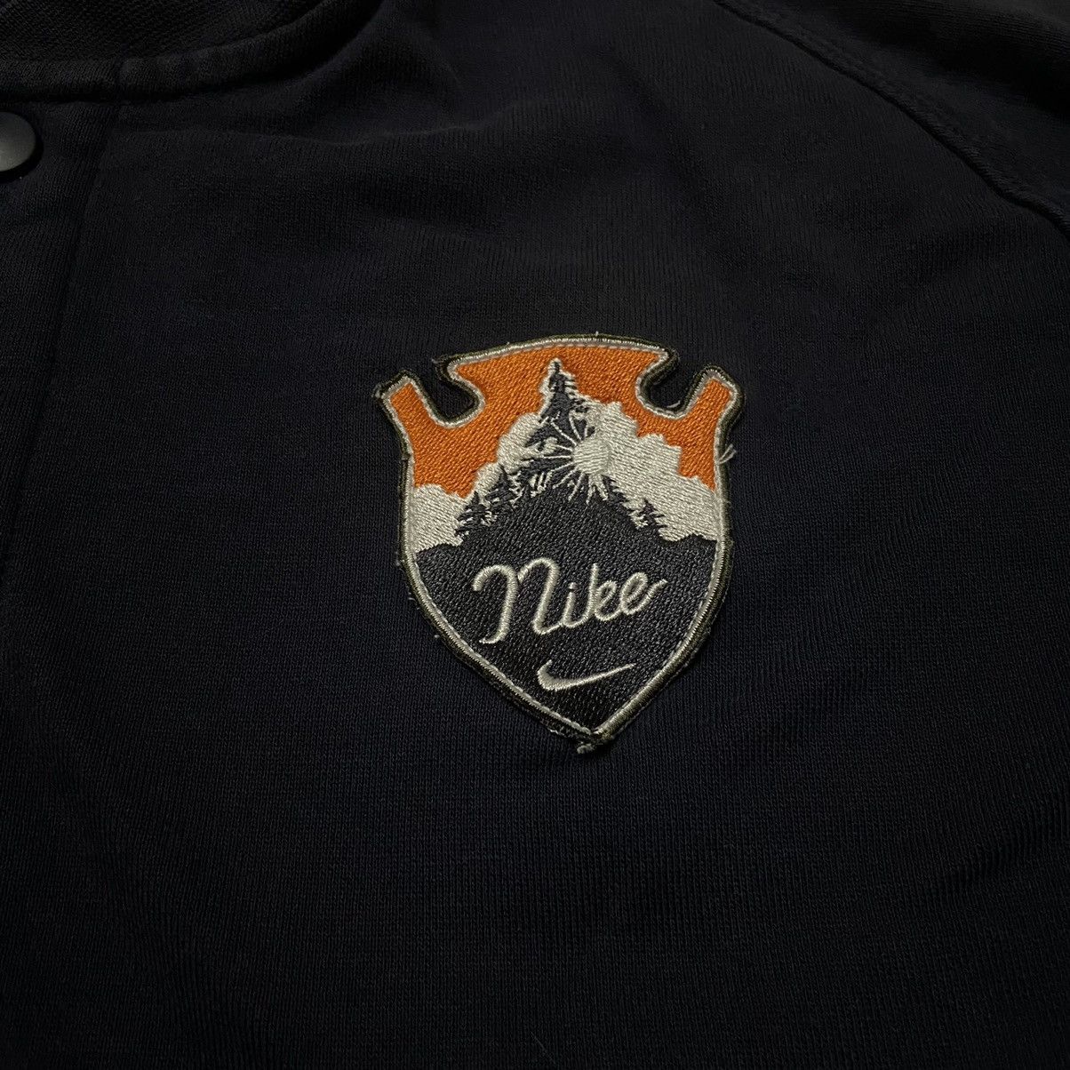 Nike Vintage nike sweater varsity button spellout Size US M / EU 48-50 / 2 - 4 Thumbnail