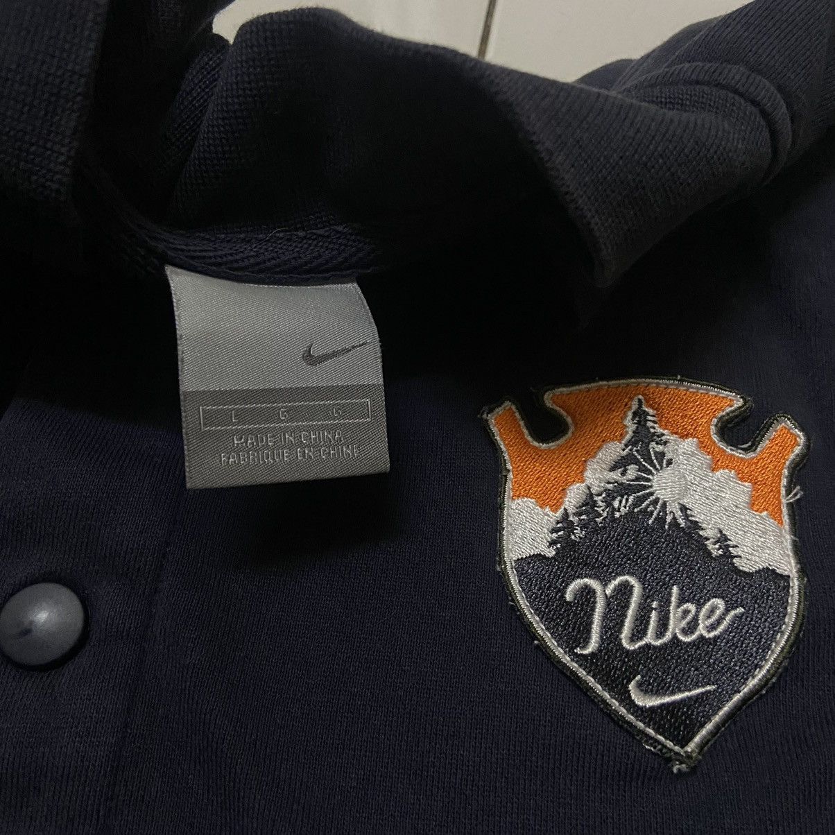 Nike Vintage nike sweater varsity button spellout Size US M / EU 48-50 / 2 - 5 Thumbnail