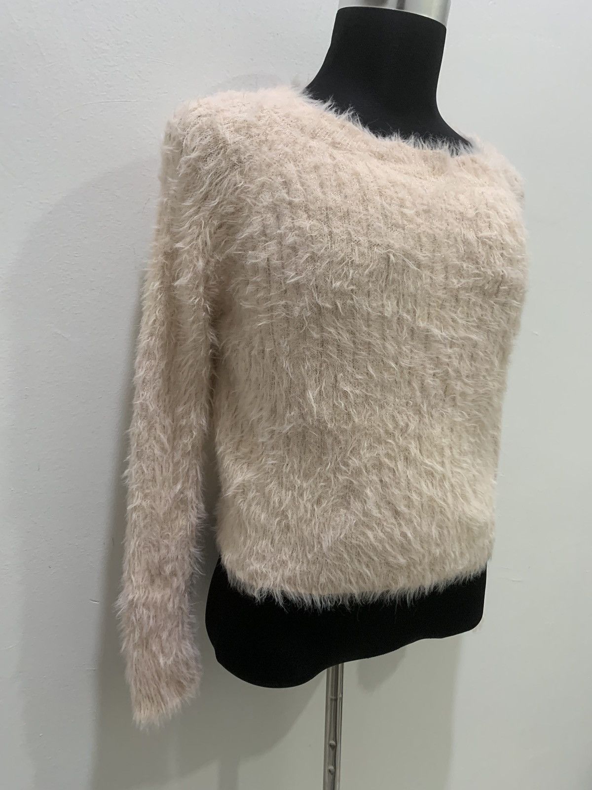Designer × Japanese Brand × Other RETRO GIRL Soft Fur Fluffy Shag Shaggy Blink Knit Sweater Size M / US 6-8 / IT 42-44 - 5 Thumbnail