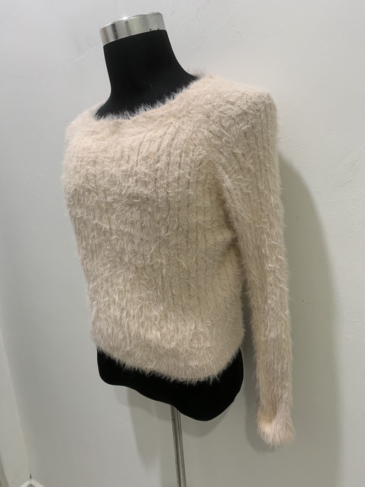 Designer × Japanese Brand × Other RETRO GIRL Soft Fur Fluffy Shag Shaggy Blink Knit Sweater Size M / US 6-8 / IT 42-44 - 6 Thumbnail
