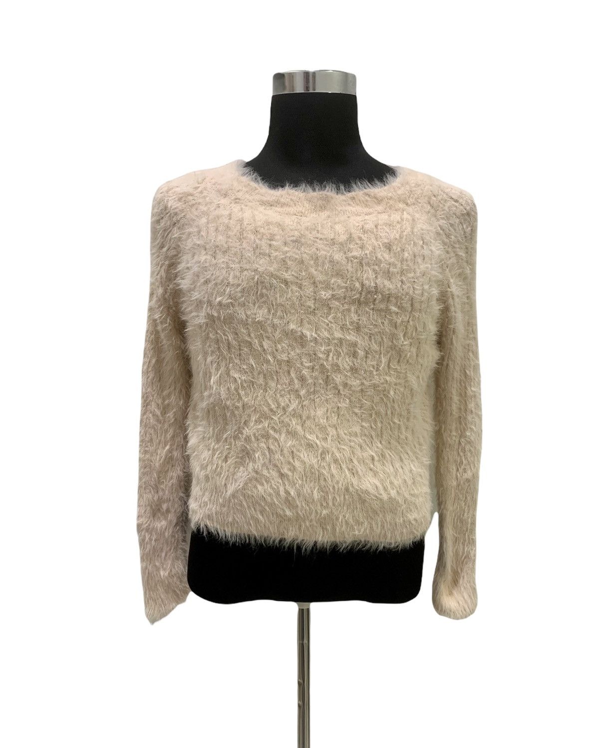 Designer × Japanese Brand × Other RETRO GIRL Soft Fur Fluffy Shag Shaggy Blink Knit Sweater Size M / US 6-8 / IT 42-44 - 1 Thumbnail
