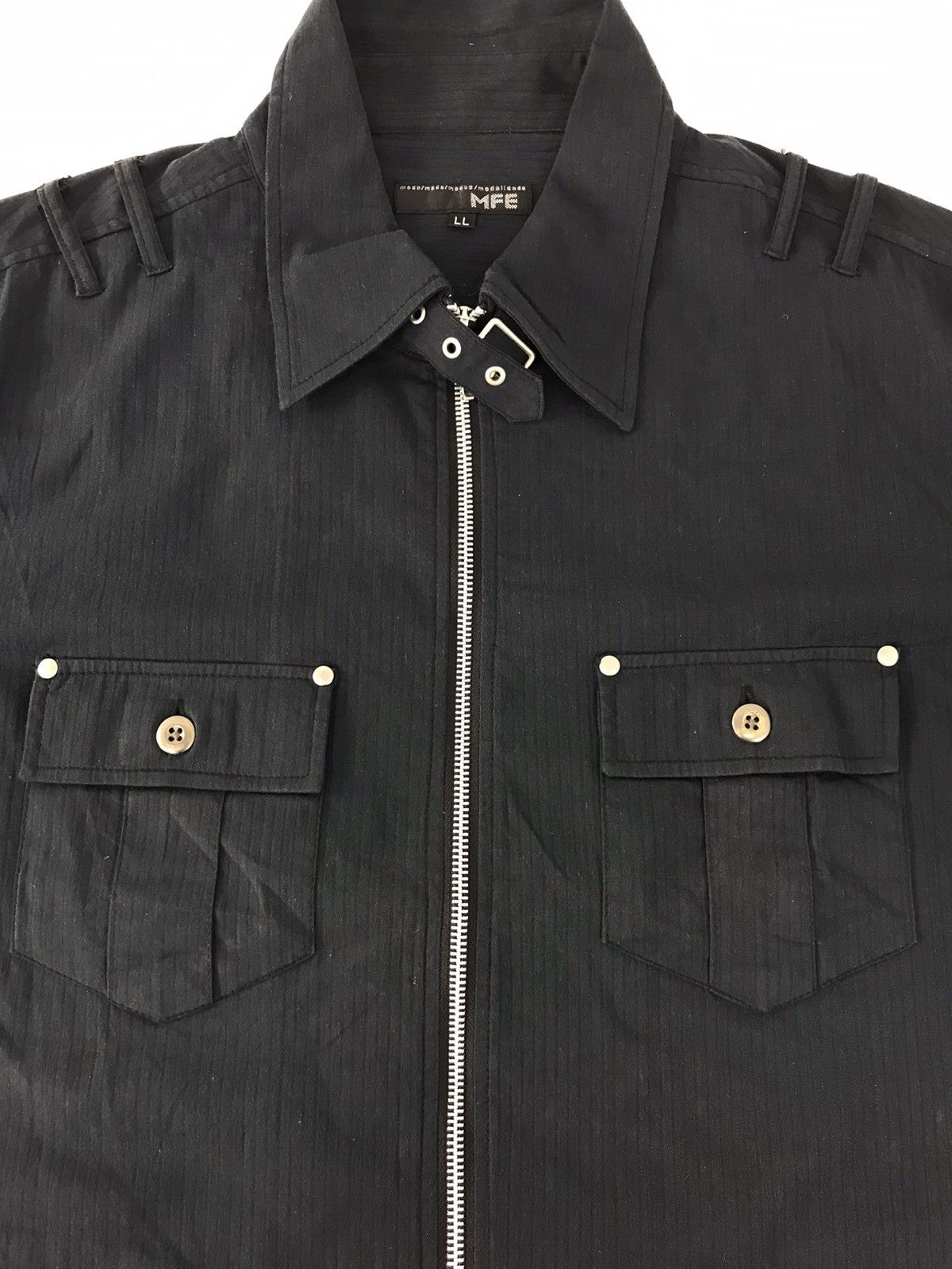Japanese Brand MFE Zip Up Tactical Jacket Double Pocket Designer K150j Size US L / EU 52-54 / 3 - 2 Thumbnail