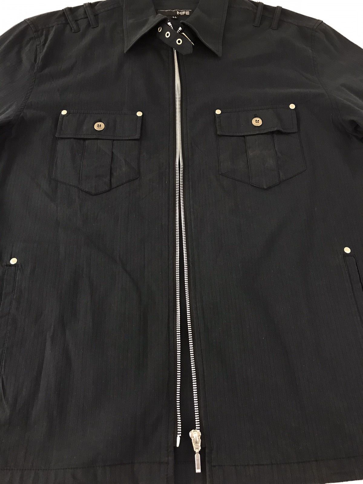 Japanese Brand MFE Zip Up Tactical Jacket Double Pocket Designer K150j Size US L / EU 52-54 / 3 - 3 Thumbnail