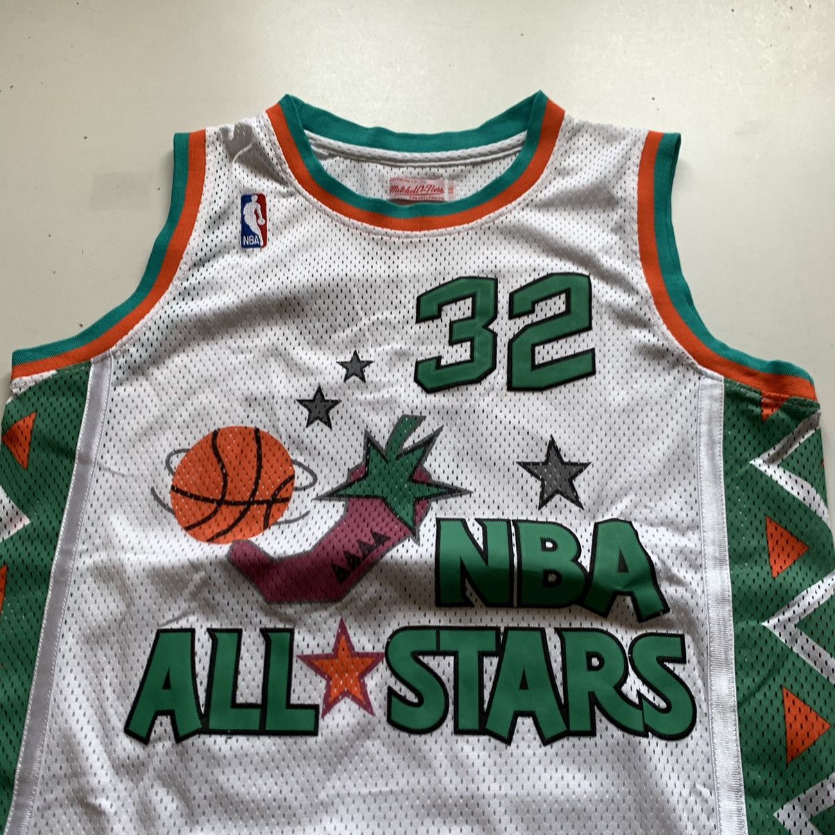 Mitchell & Ness × NBA × Vintage Karl Malone 1996 Mitchell Ness All Star Game West Jersey XL Size US XL / EU 56 / 4 - 2 Thumbnail