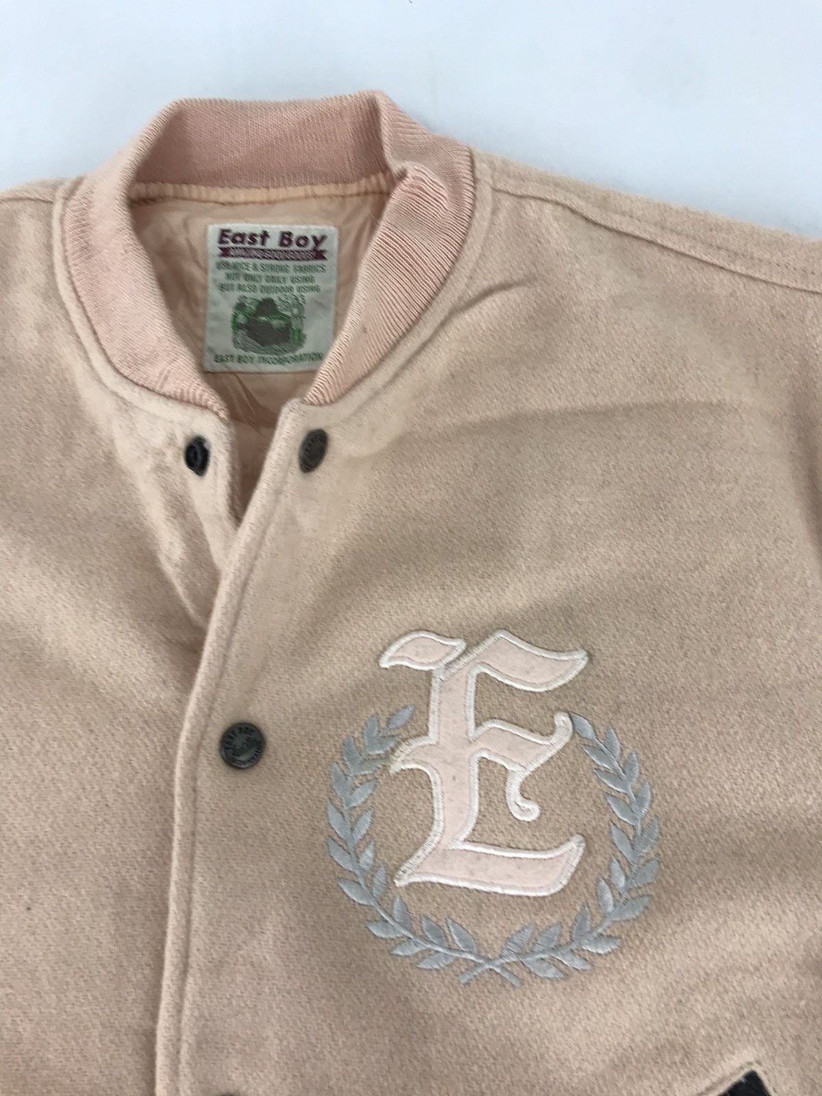 Other East Boys Royal Military School Wool Leather Sleeve Jacket Size US M / EU 48-50 / 2 - 3 Thumbnail