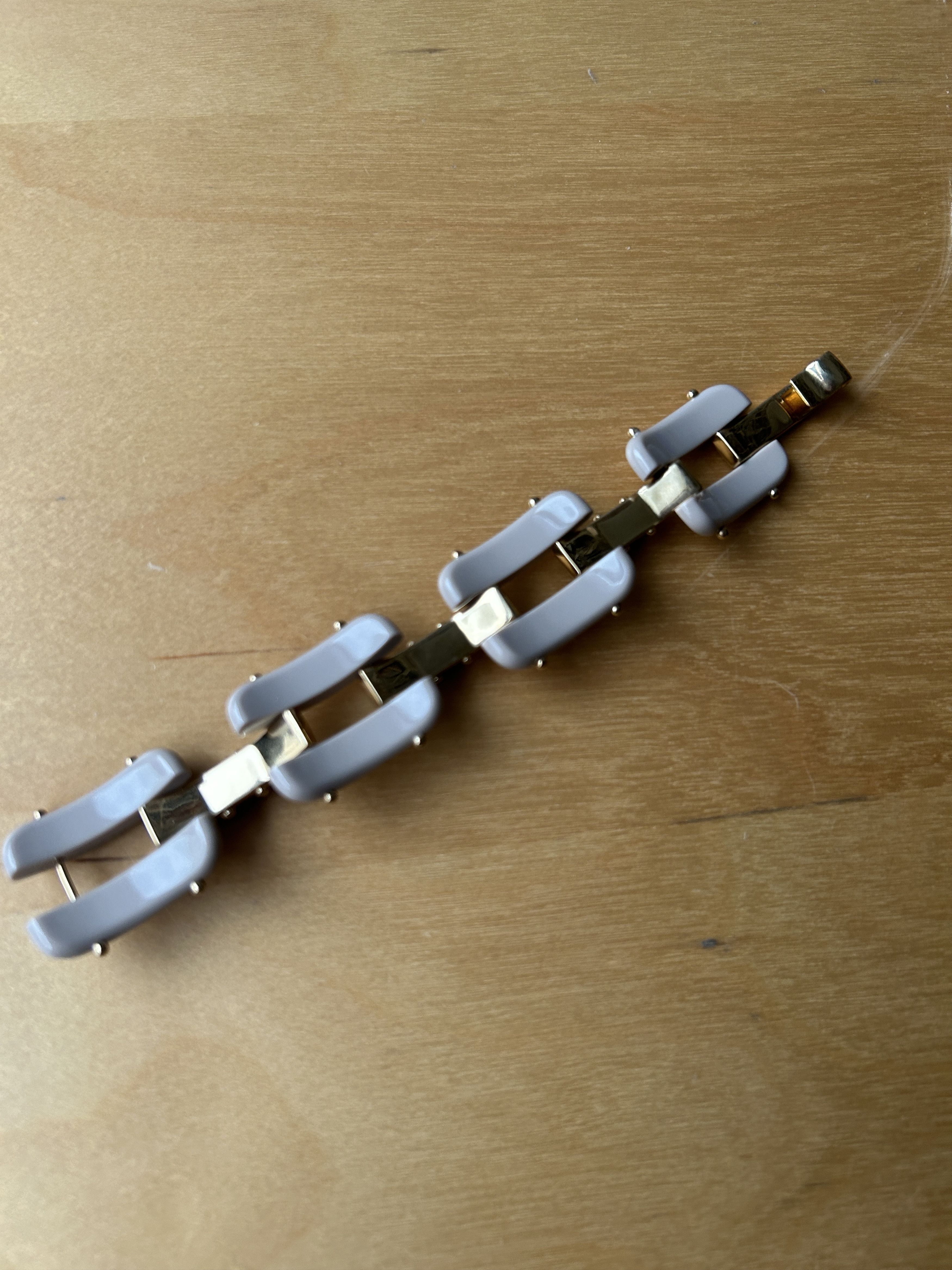 Vivienne Westwood Grey Bendable Metal w/ Resin Chunky Bracelet Size ONE SIZE - 5 Thumbnail