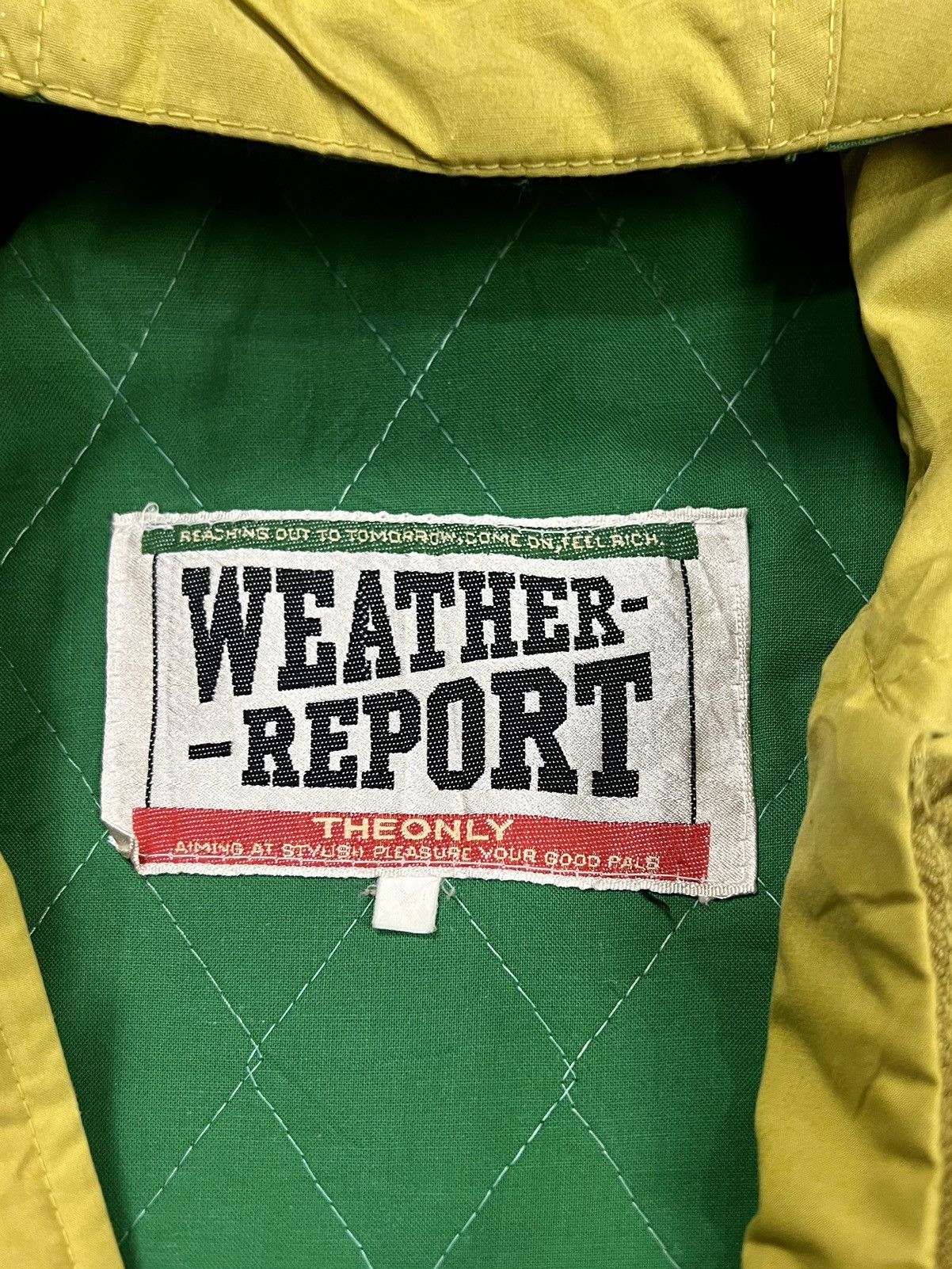 Weather Report VINTAGE WEATHER REPORT PATCHES BIG LOGO WITH HOODIE Size US XL / EU 56 / 4 - 15 Thumbnail