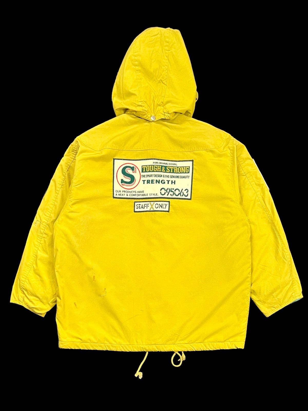 Weather Report VINTAGE WEATHER REPORT PATCHES BIG LOGO WITH HOODIE Size US XL / EU 56 / 4 - 4 Thumbnail