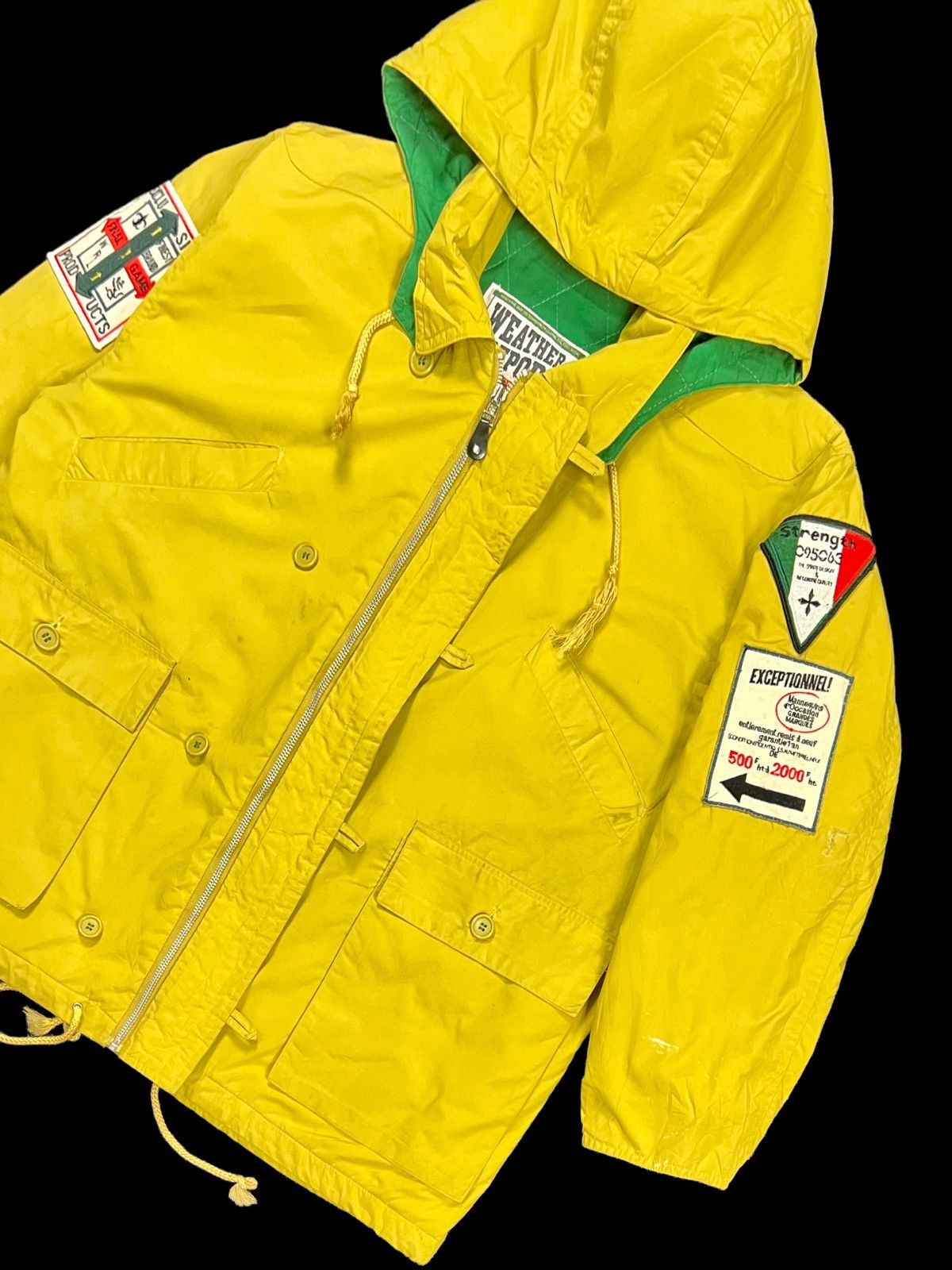 Weather Report VINTAGE WEATHER REPORT PATCHES BIG LOGO WITH HOODIE Size US XL / EU 56 / 4 - 9 Thumbnail