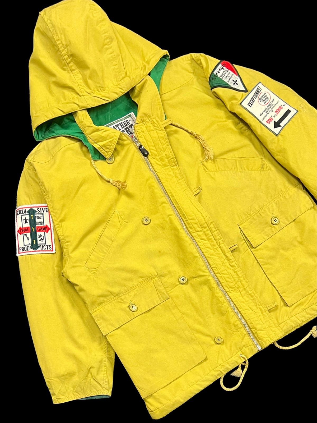 Weather Report VINTAGE WEATHER REPORT PATCHES BIG LOGO WITH HOODIE Size US XL / EU 56 / 4 - 10 Thumbnail