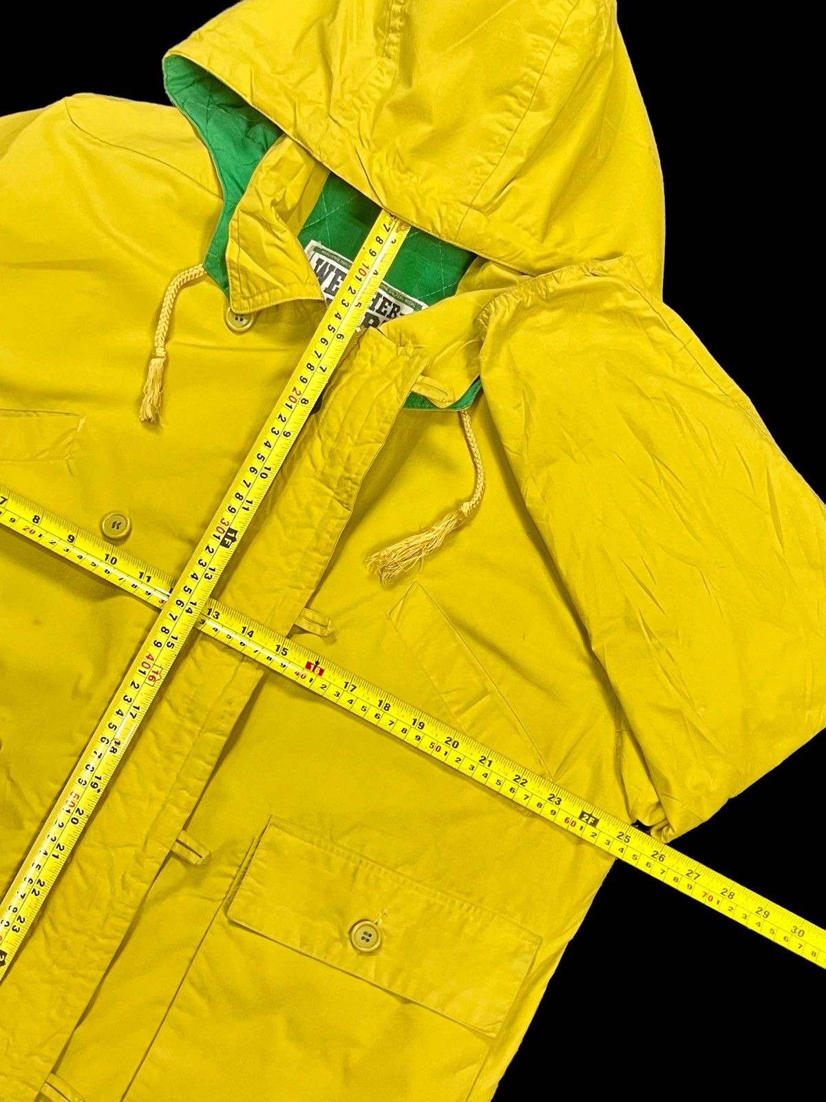 Weather Report VINTAGE WEATHER REPORT PATCHES BIG LOGO WITH HOODIE Size US XL / EU 56 / 4 - 22 Thumbnail