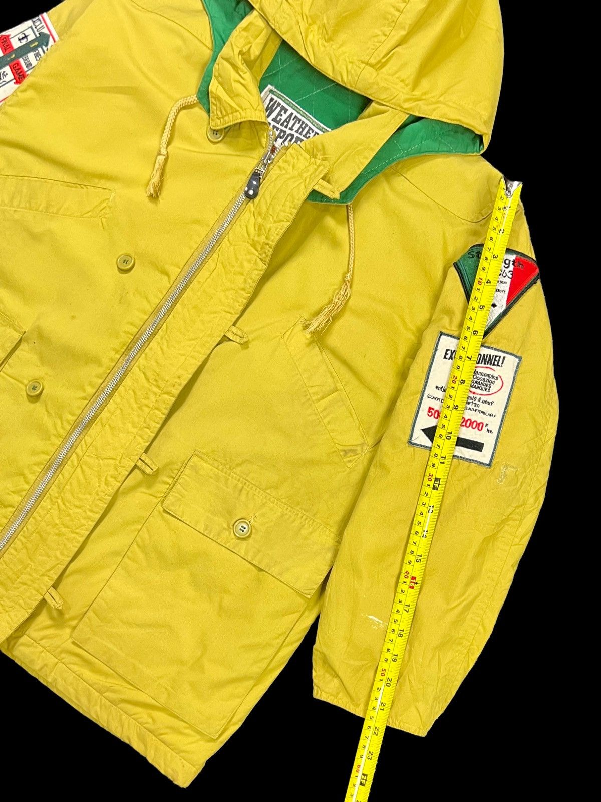 Weather Report VINTAGE WEATHER REPORT PATCHES BIG LOGO WITH HOODIE Size US XL / EU 56 / 4 - 21 Thumbnail