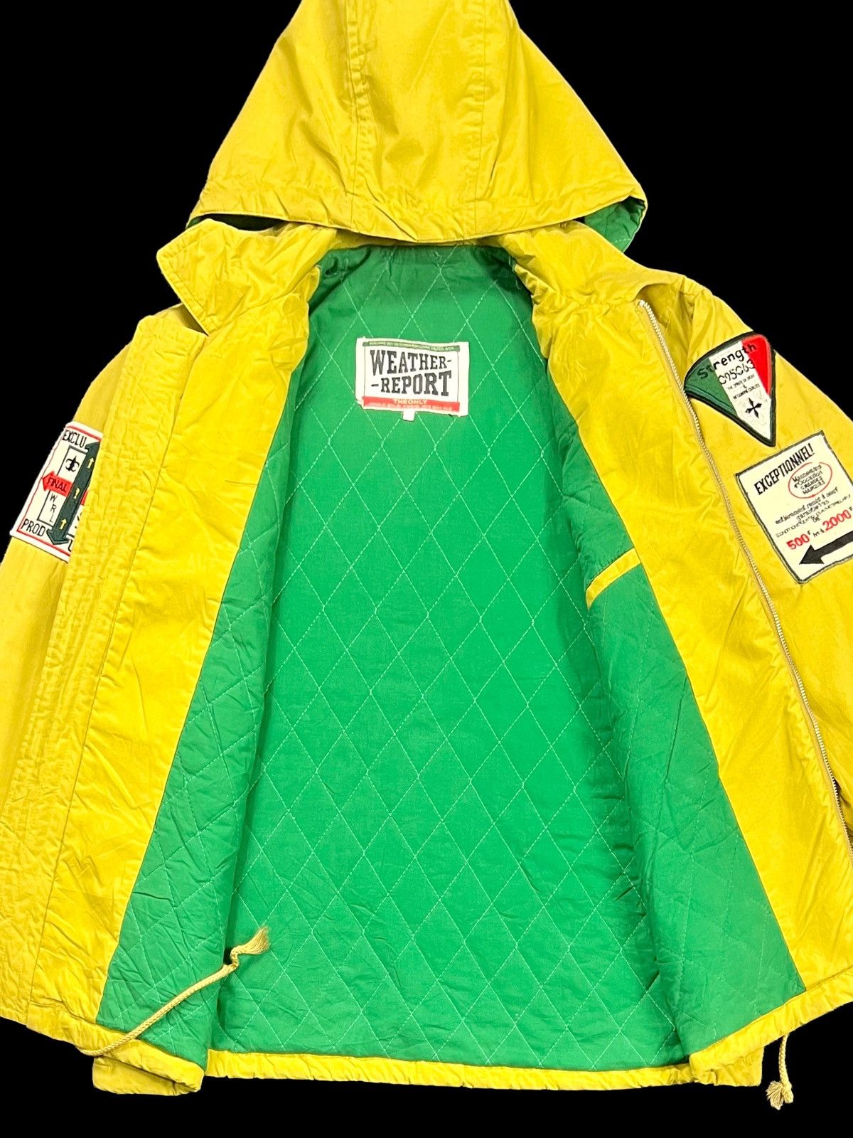 Weather Report VINTAGE WEATHER REPORT PATCHES BIG LOGO WITH HOODIE Size US XL / EU 56 / 4 - 14 Thumbnail