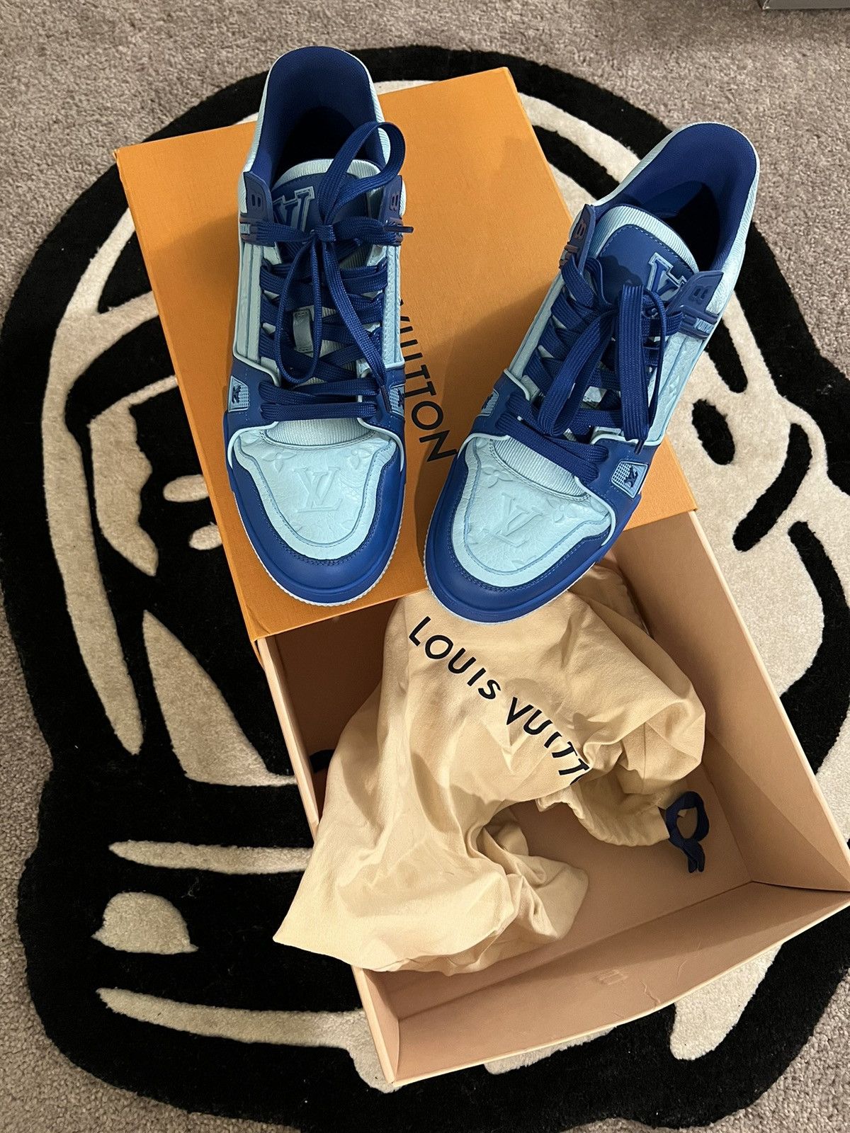 Louis Vuitton LV TRAINER SNEAKER Size US 8 / EU 41 - 2 Thumbnail