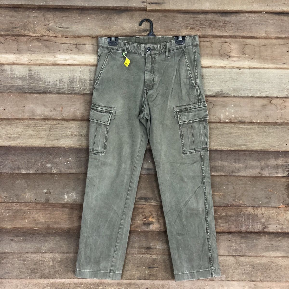 image of Vintage Japan Green Multipocket Tactical Cargo Pants 3312, Men's (Size 30)