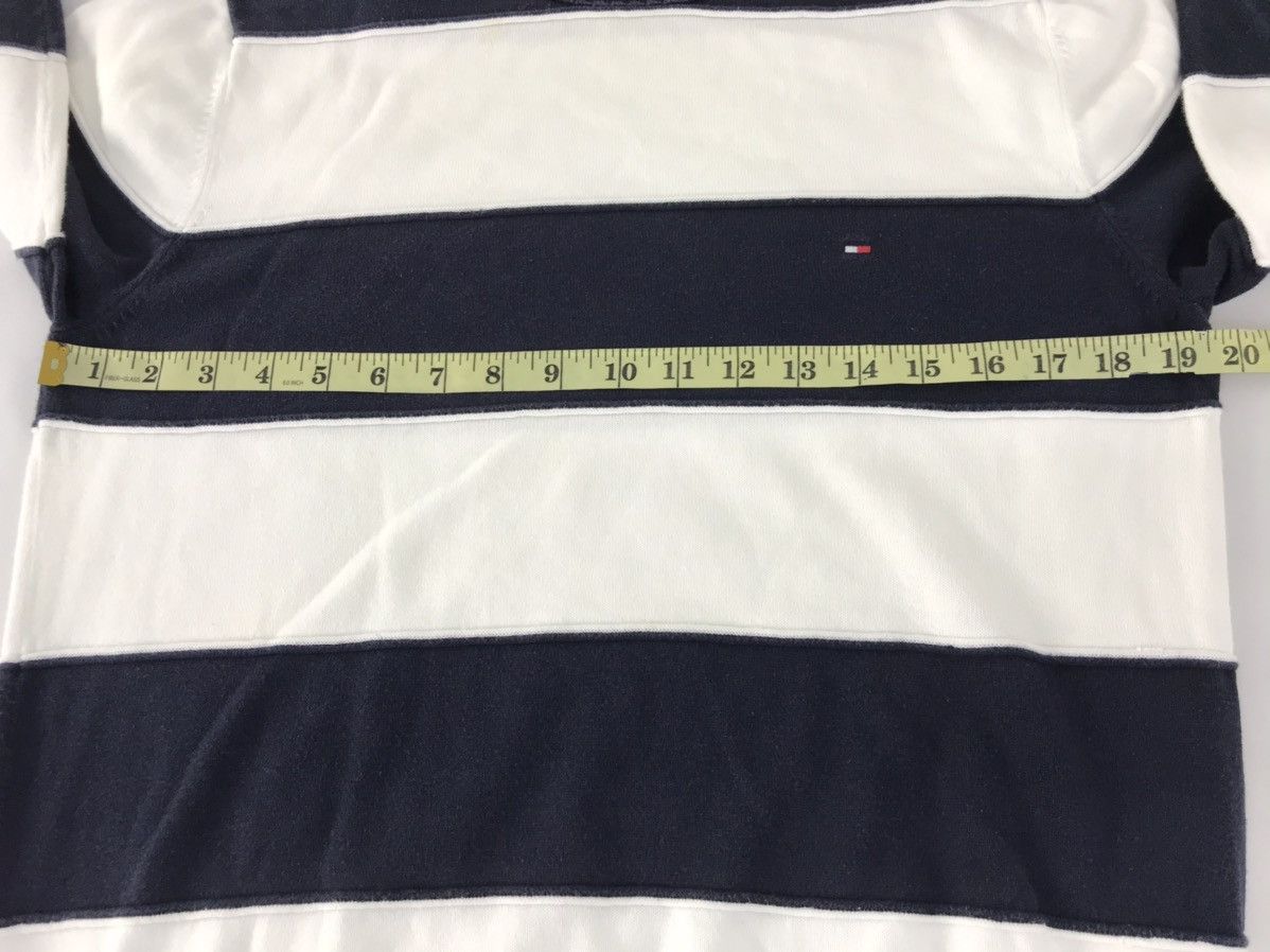 MLB × New York Yankees × Vintage Tommy Hilfiger Sweatshirt Striped Block Design Unisex Wear Size US M / EU 48-50 / 2 - 8 Thumbnail