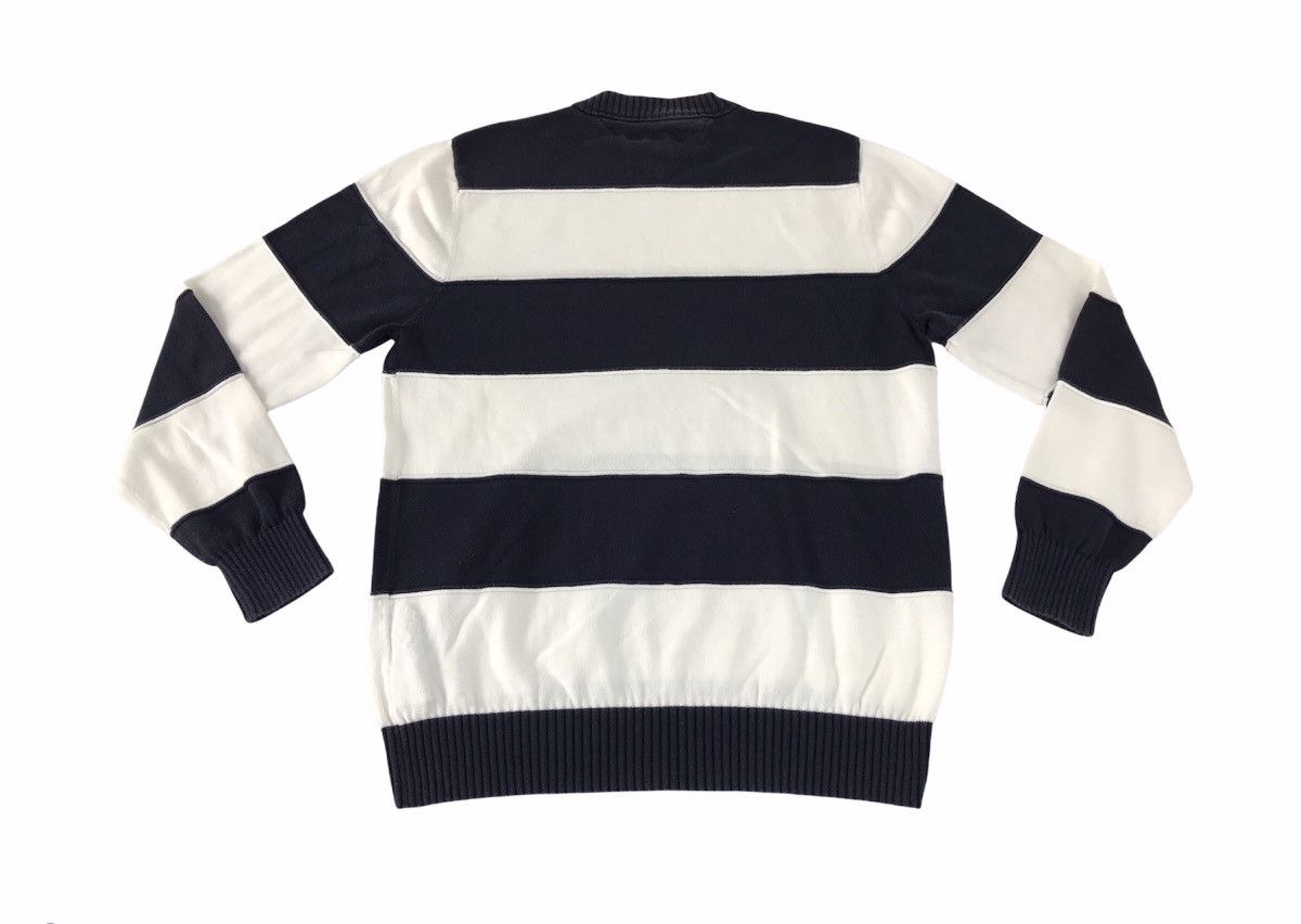 MLB × New York Yankees × Vintage Tommy Hilfiger Sweatshirt Striped Block Design Unisex Wear Size US M / EU 48-50 / 2 - 2 Thumbnail