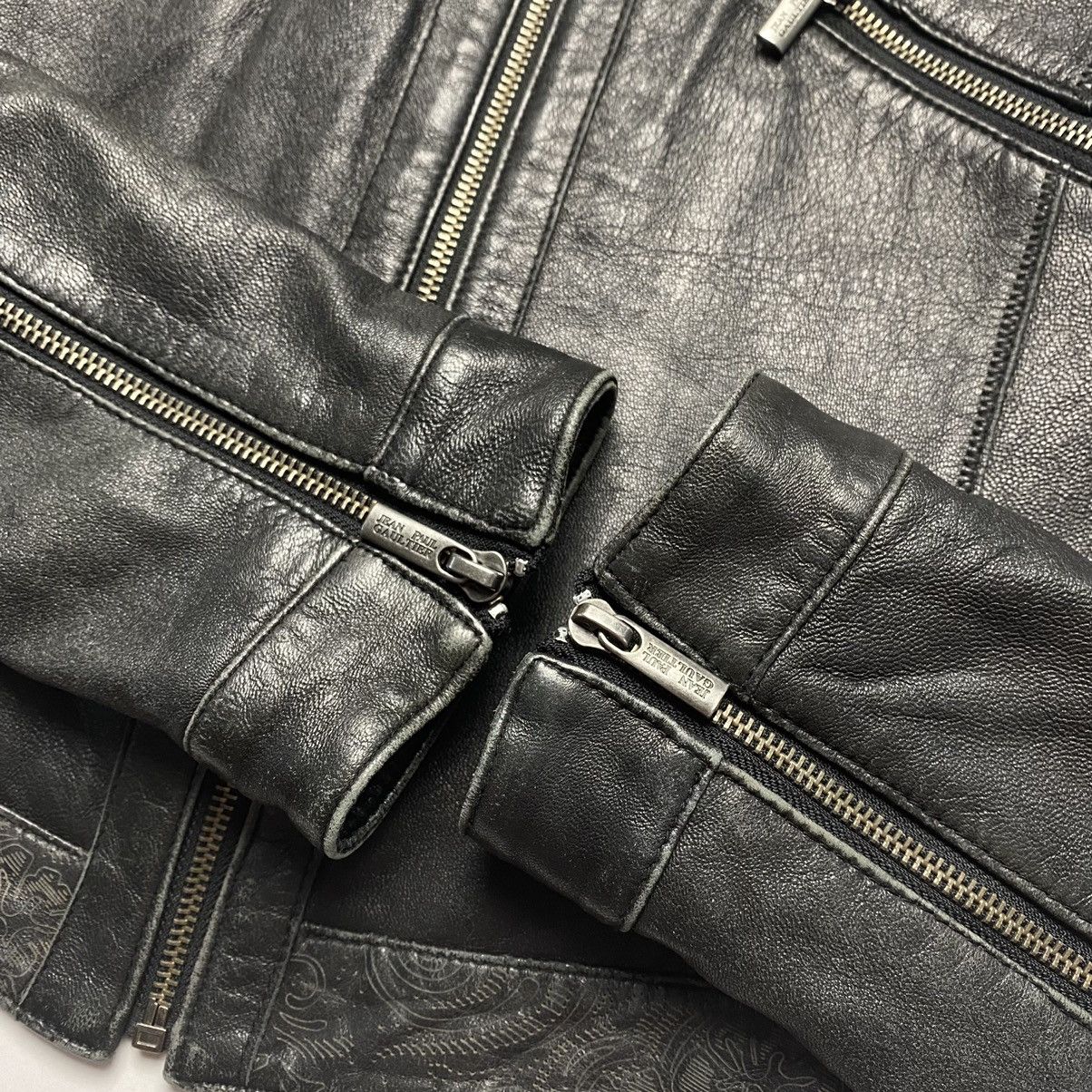 Jean Paul Gaultier Jean Paul Gautier Leather Jacket Size S / US 4 / IT 40 - 5 Thumbnail