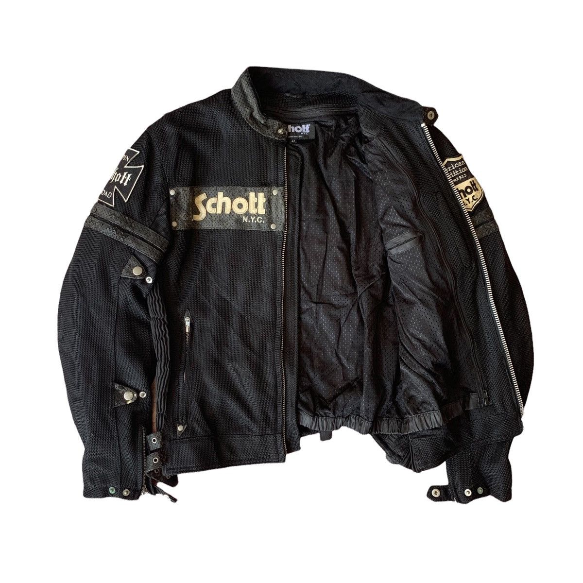 Schott 💥Schott NYC Riding Jacket With Padding Size US M / EU 48-50 / 2 - 6 Thumbnail