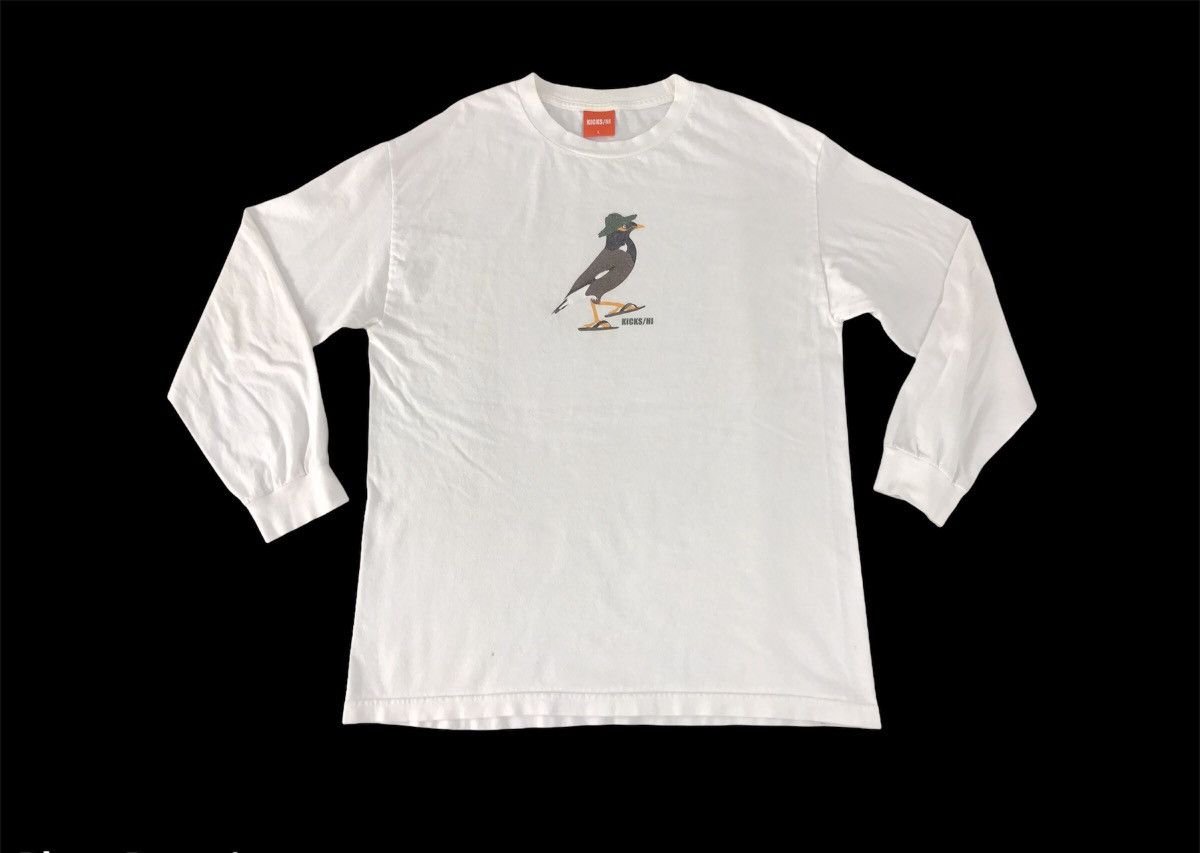 Kickers × Vintage Kickers Kick/Hi Love + Aloha Big Graphic Logo Tee K155j Size US L / EU 52-54 / 3 - 1 Thumbnail
