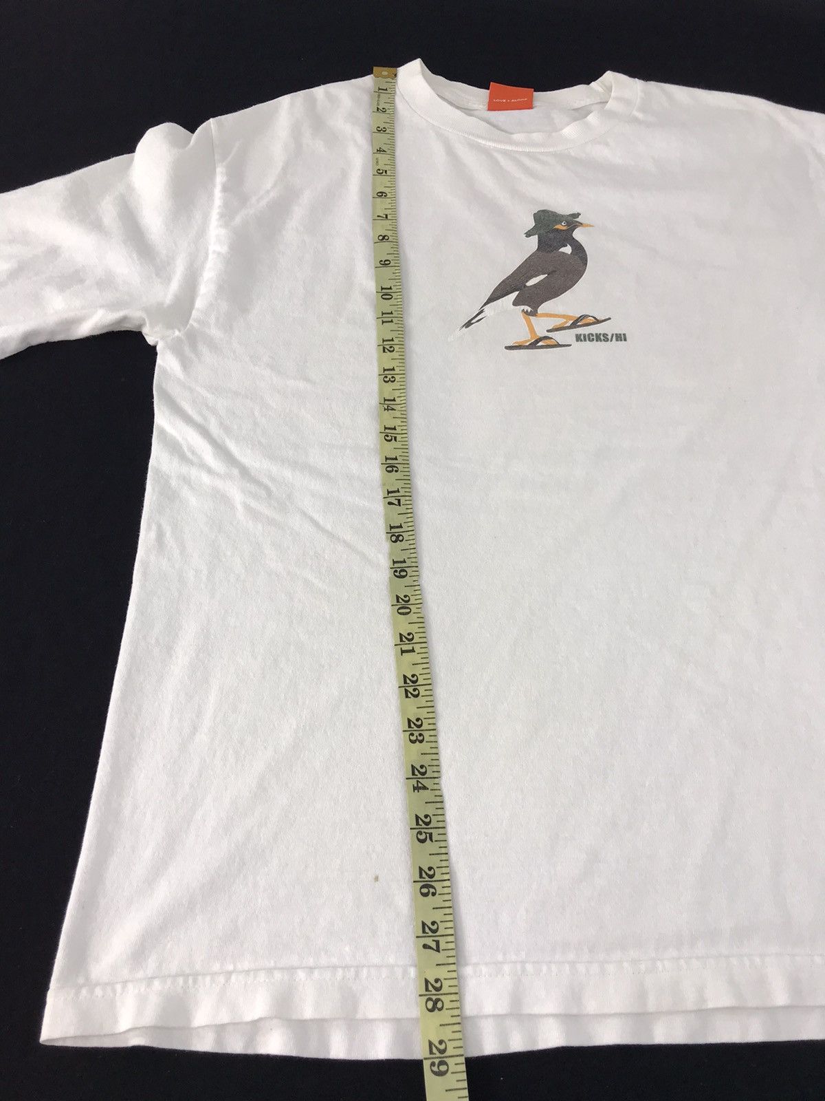 Kickers × Vintage Kickers Kick/Hi Love + Aloha Big Graphic Logo Tee K155j Size US L / EU 52-54 / 3 - 9 Thumbnail