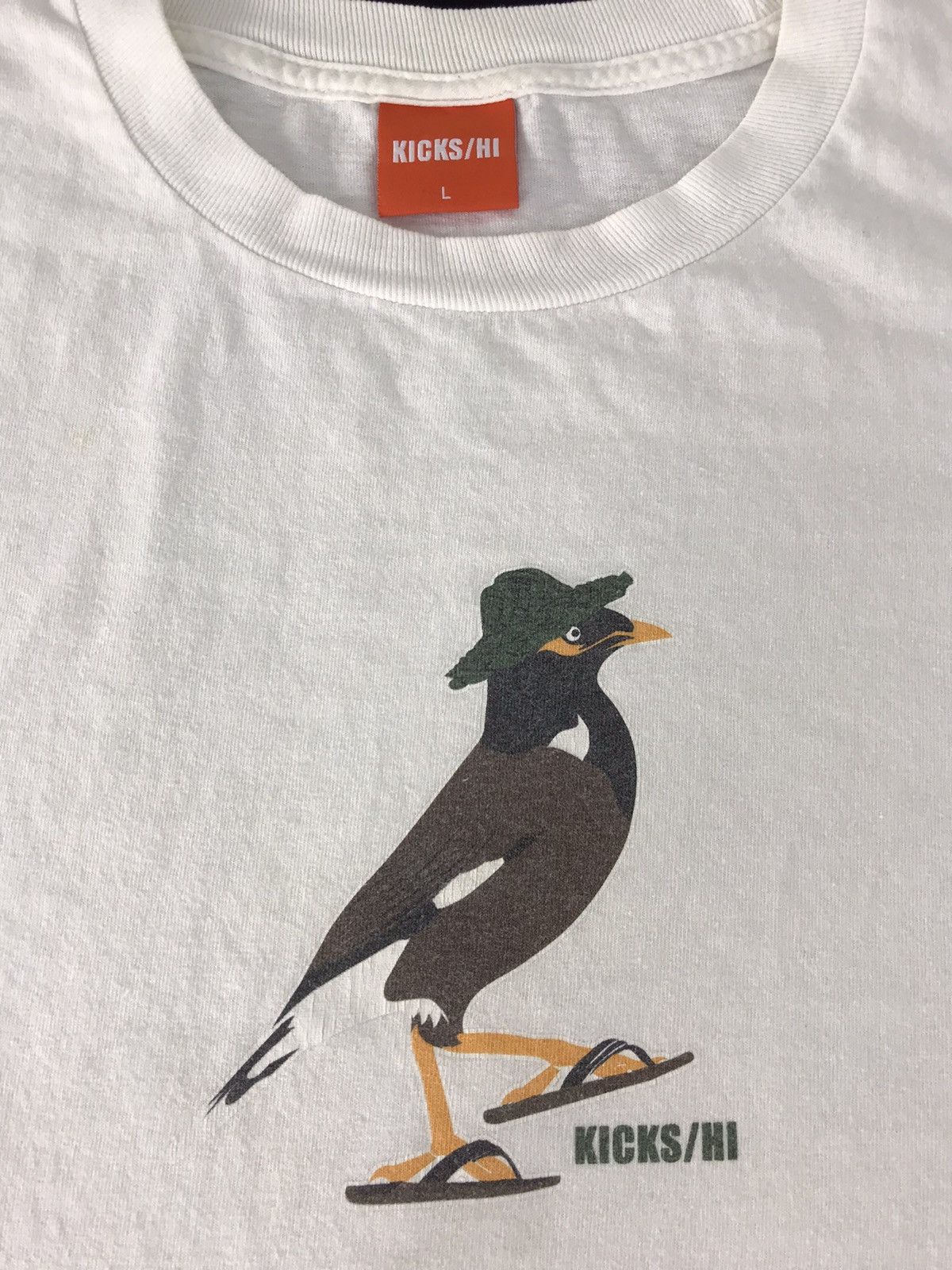 Kickers × Vintage Kickers Kick/Hi Love + Aloha Big Graphic Logo Tee K155j Size US L / EU 52-54 / 3 - 2 Thumbnail