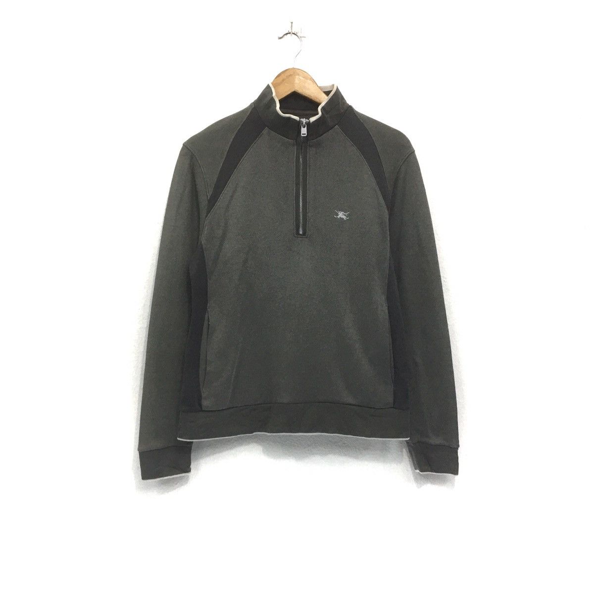 Vintage Burberry Golf Sweatshirt Burberry Half Zip