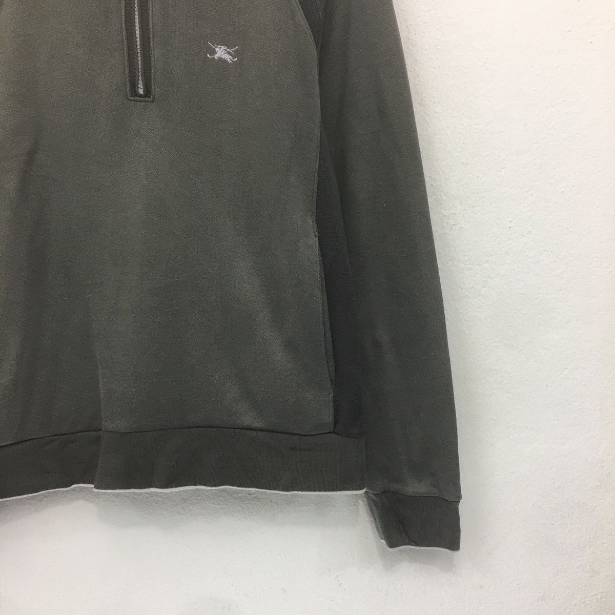 Burberry × Burberry Prorsum × Vintage Vintage Burberry Golf Sweatshirt Burberry Half Zip Size US S / EU 44-46 / 1 - 6 Thumbnail