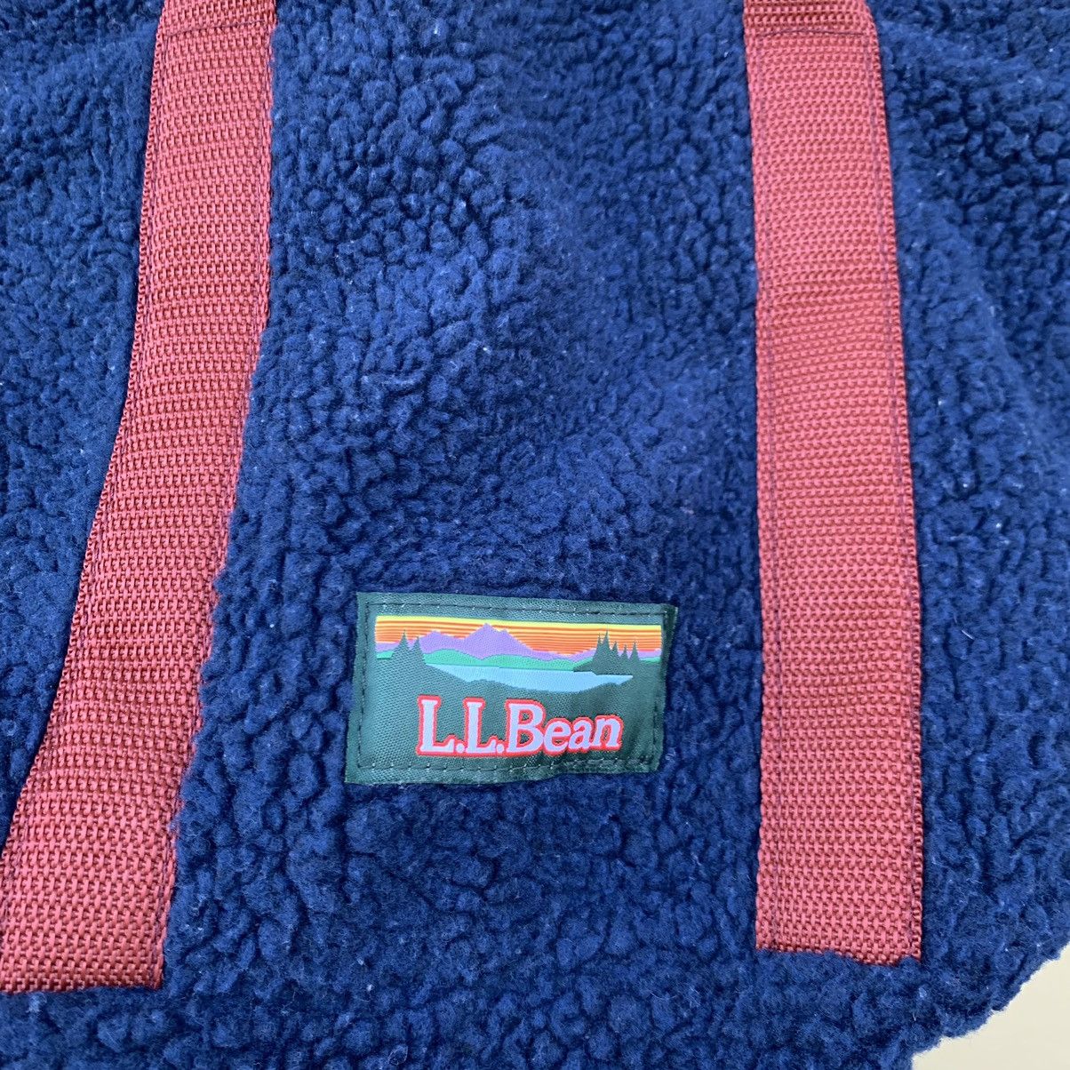 L.L. Bean Vintage LL Bean Fleece Totebag Size ONE SIZE - 2 Thumbnail