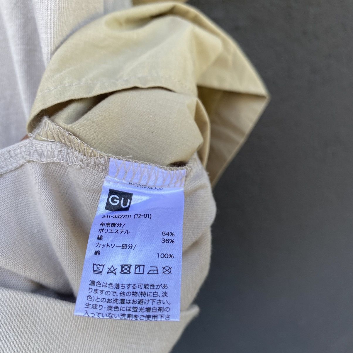 GU GU Japanese Brand Oversized Pocket ERD GRUNGE VINTAGE TEE Size US XXL / EU 58 / 5 - 4 Thumbnail
