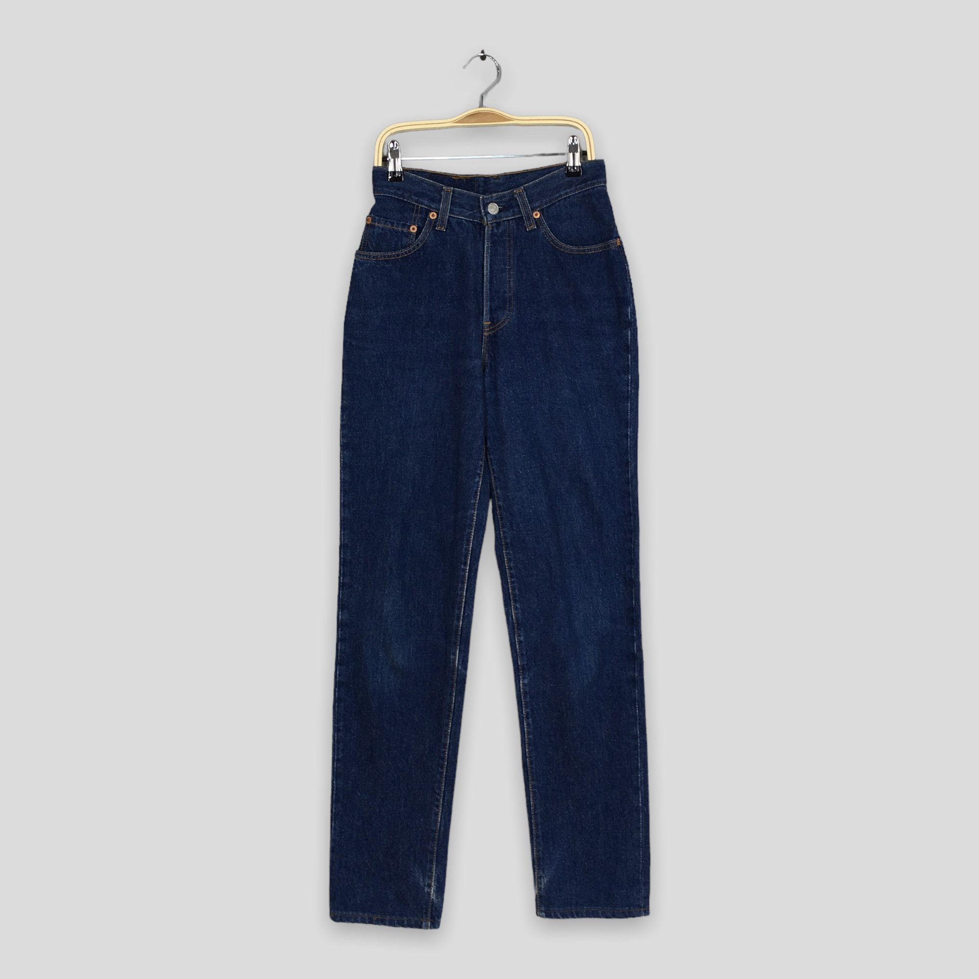 image of Size 24X30 Vintage Levi's 501 Indigo Blue Jeans, Women's