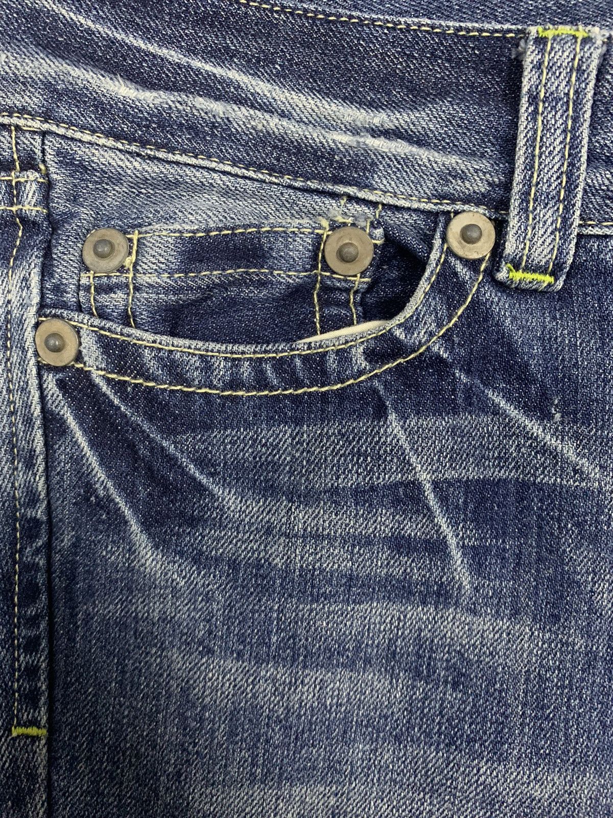 Hysteric Glamour Vintage Japanese Brand Mouth Valley Flared Distressed Jeans Size 27" / US 4 / IT 40 - 4 Thumbnail