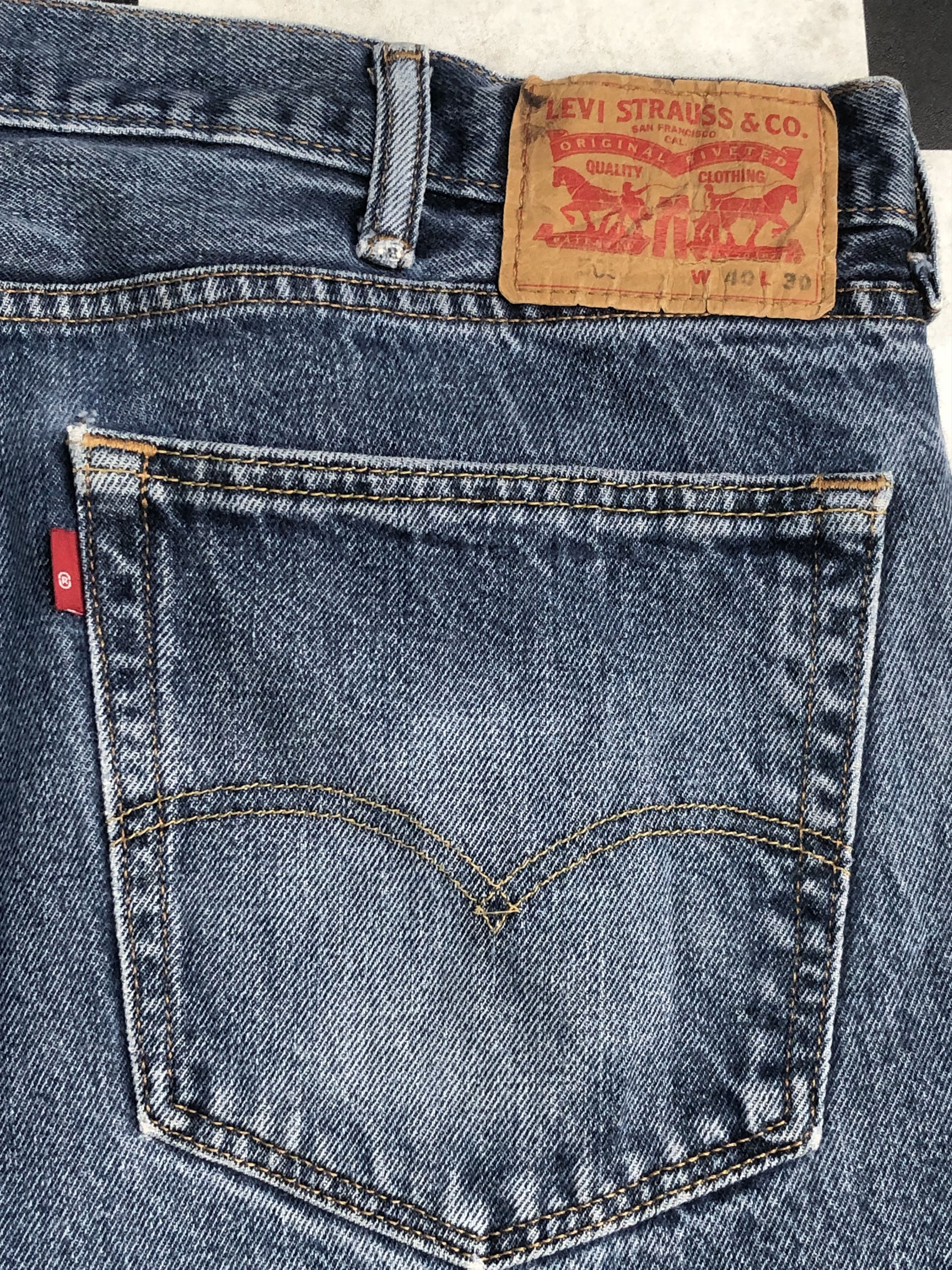 Levi's × Vintage Vintage Levis 505 Jean L490 Size US 39 - 10 Thumbnail