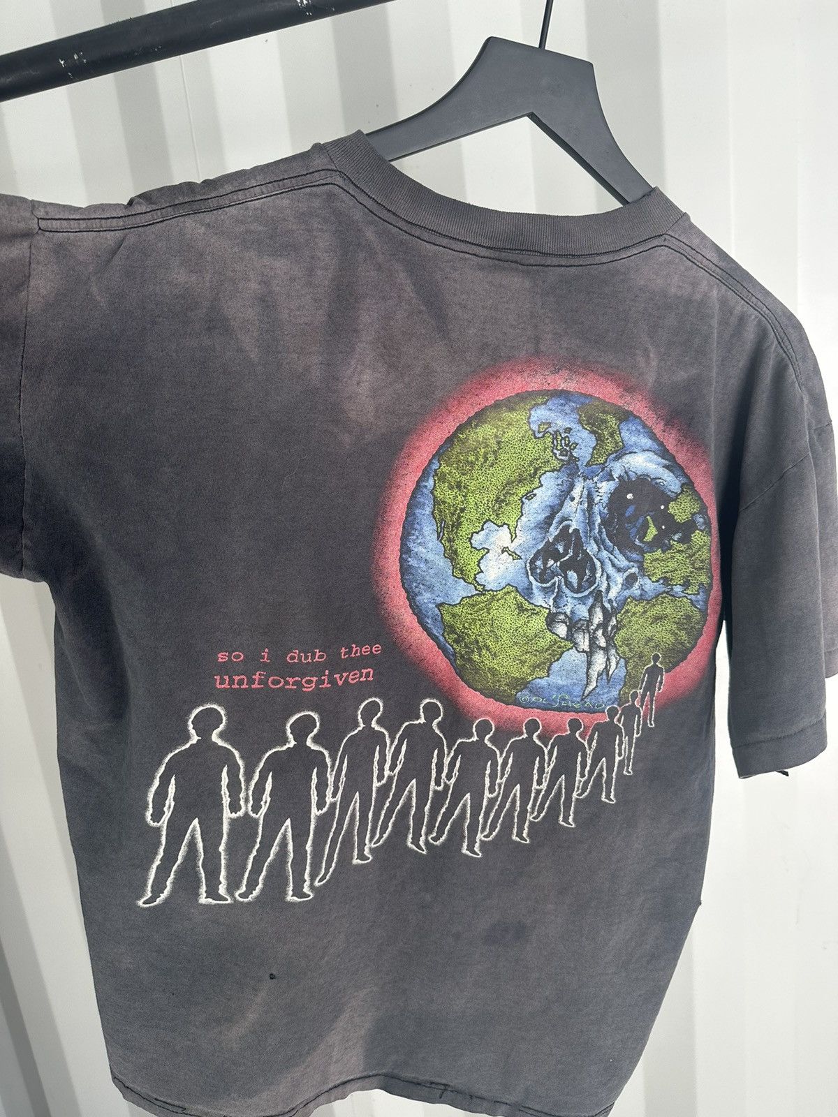 Band Tees Thrashed Metallica Unforgiven Faded Distressed Grunge Size US XL / EU 56 / 4 - 5 Thumbnail
