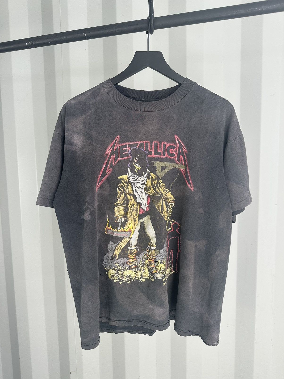 Band Tees Thrashed Metallica Unforgiven Faded Distressed Grunge Size US XL / EU 56 / 4 - 1 Thumbnail