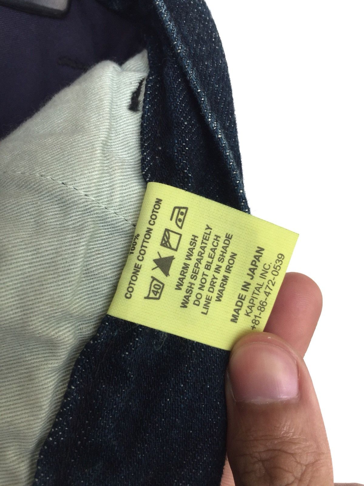 Kapital RARE‼️Kapital Kiro Hirata Indigo Sarouel Denim Size US 31 - 10 Thumbnail