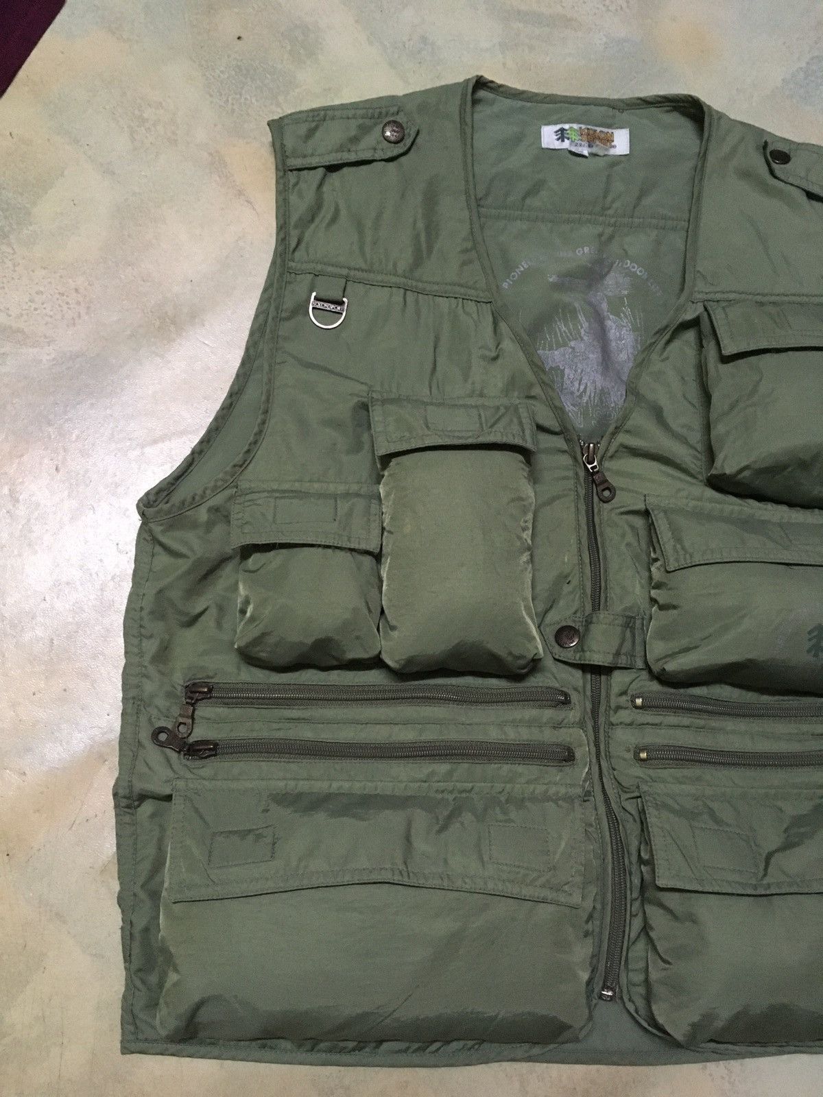 Japanese Brand Kolon Sport Multipockets Vest Utility Vest Tactical Style Size US L / EU 52-54 / 3 - 2 Thumbnail