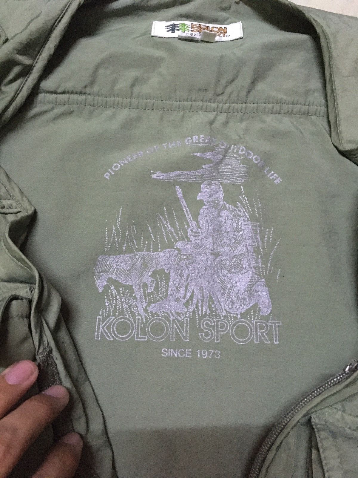 Japanese Brand Kolon Sport Multipockets Vest Utility Vest Tactical Style Size US L / EU 52-54 / 3 - 7 Thumbnail