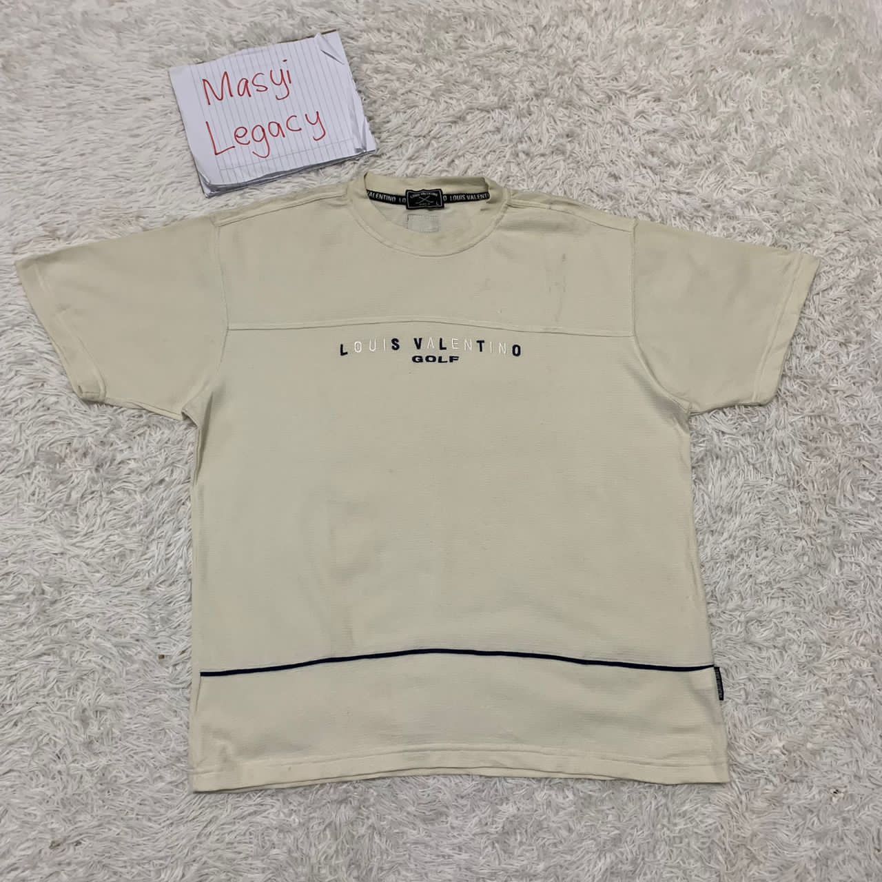 Japanese Brand Louis Valentino golf tshirt Size US L / EU 52-54 / 3 - 1 Thumbnail