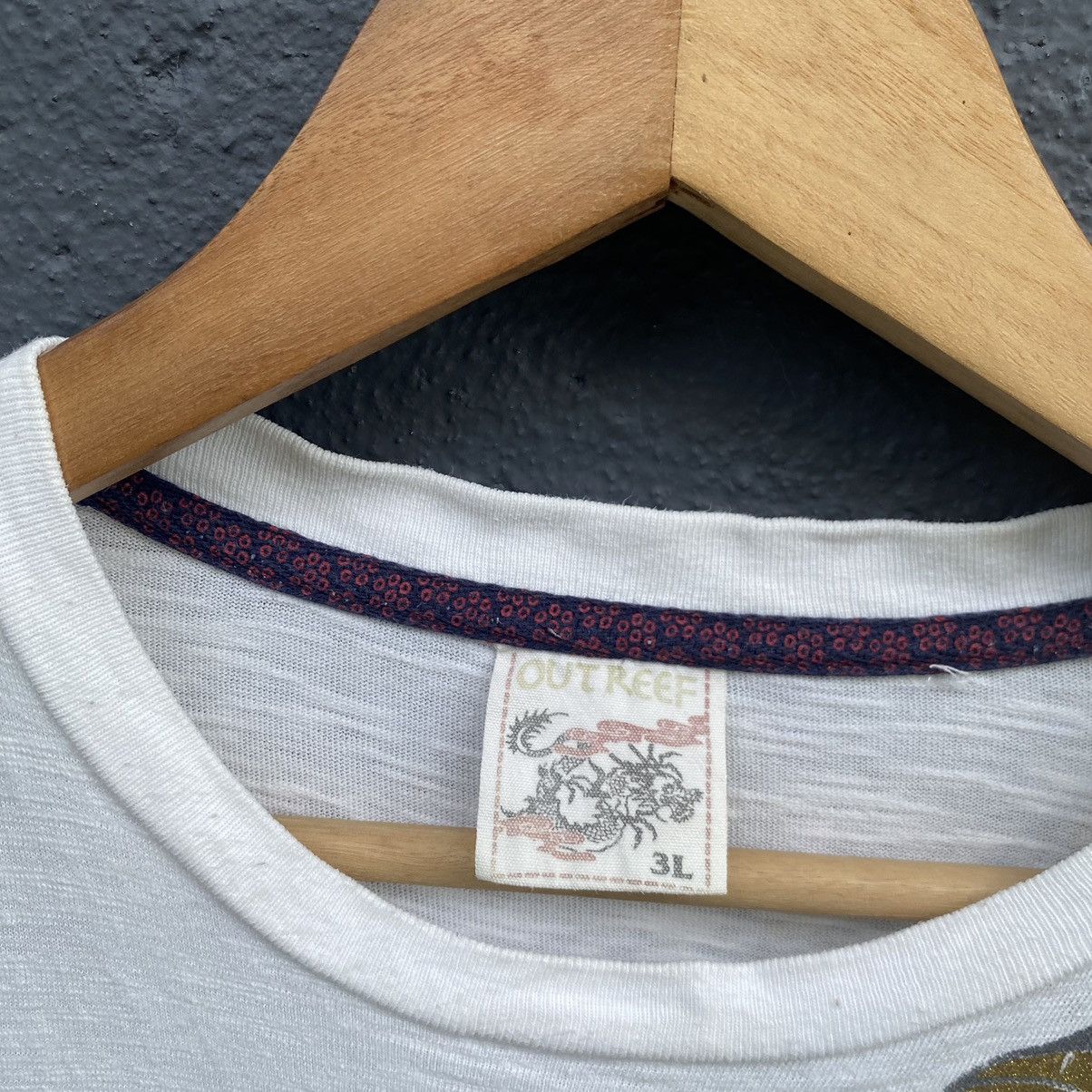 Japanese Brand Thrashed Vintage Out Reef Yakuza Tatoo ERD GRUNGE L/S TEE Size US XL / EU 56 / 4 - 4 Thumbnail