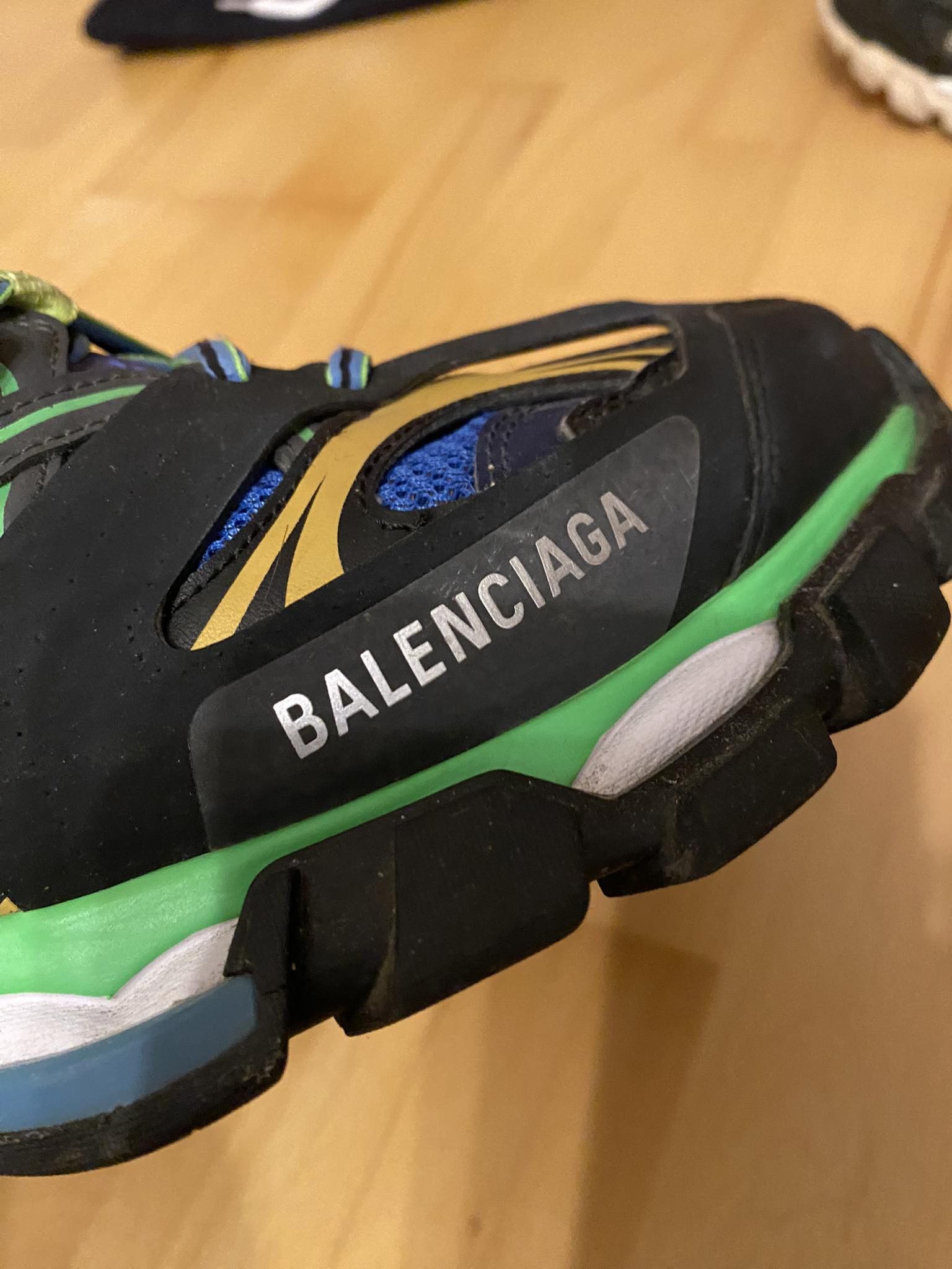 Balenciaga Balenciaga track black green Size US 9 / EU 42 - 6 Thumbnail