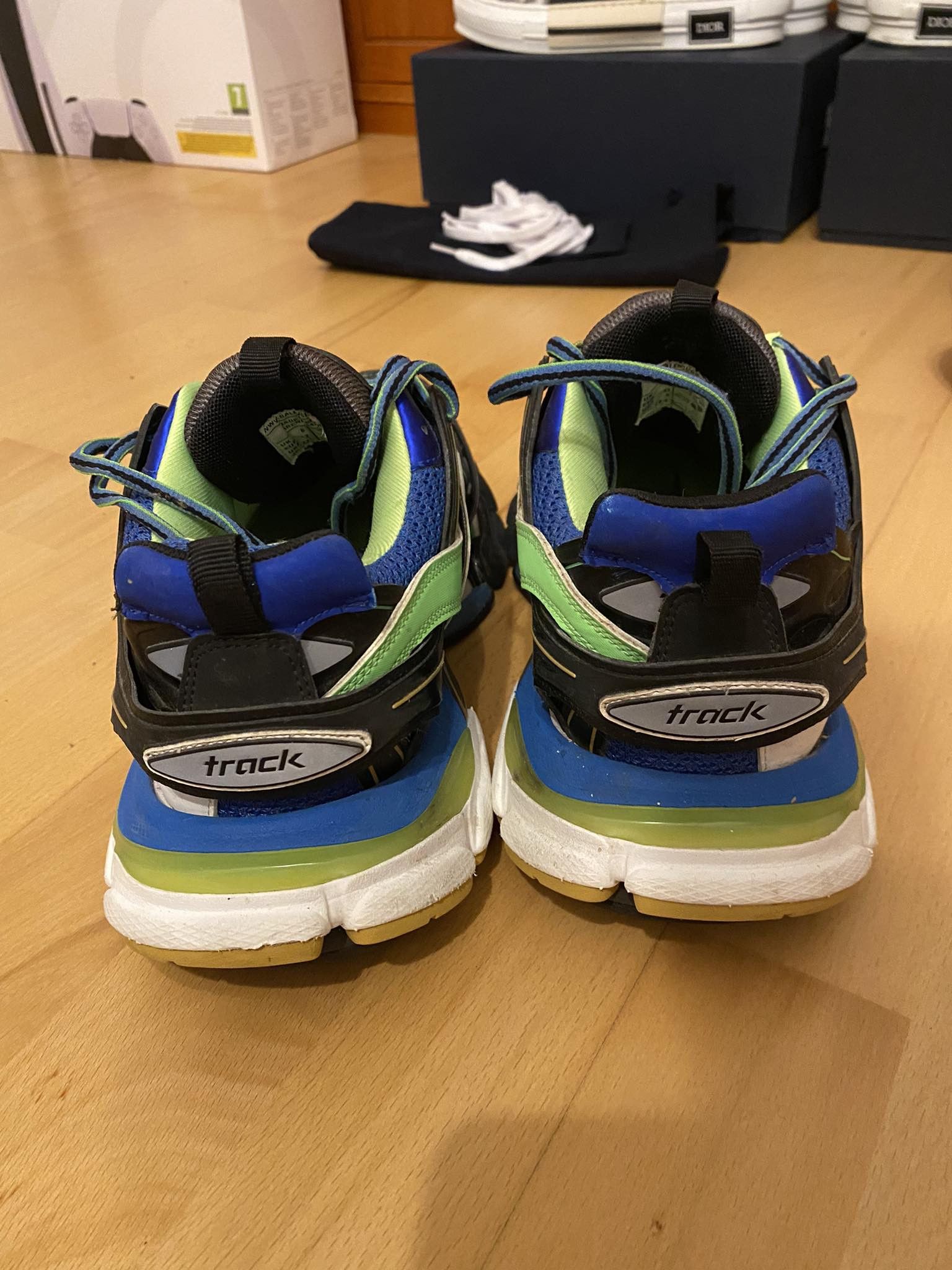 Balenciaga Balenciaga track black green Size US 9 / EU 42 - 4 Thumbnail