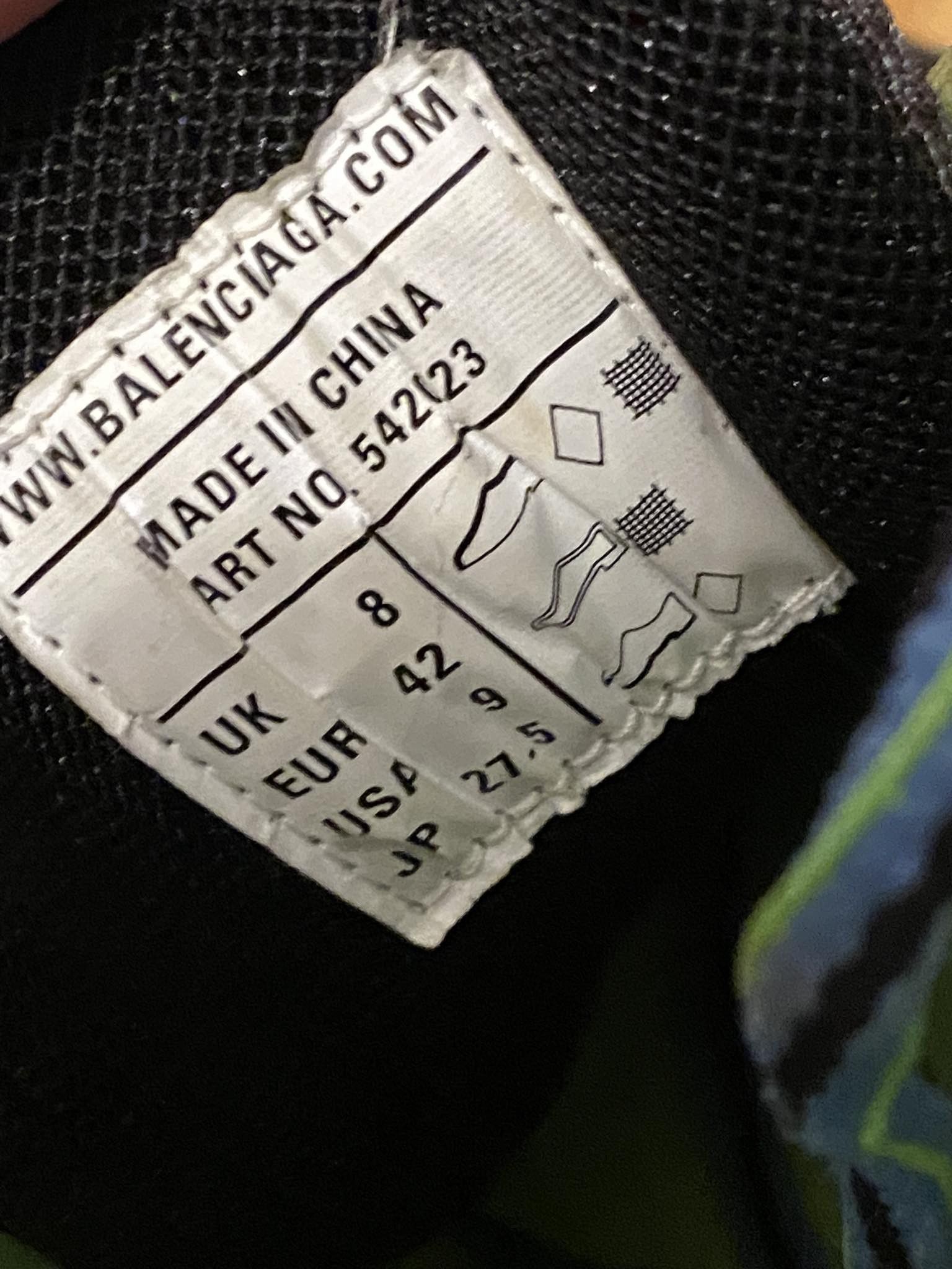 Balenciaga Balenciaga track black green Size US 9 / EU 42 - 9 Thumbnail